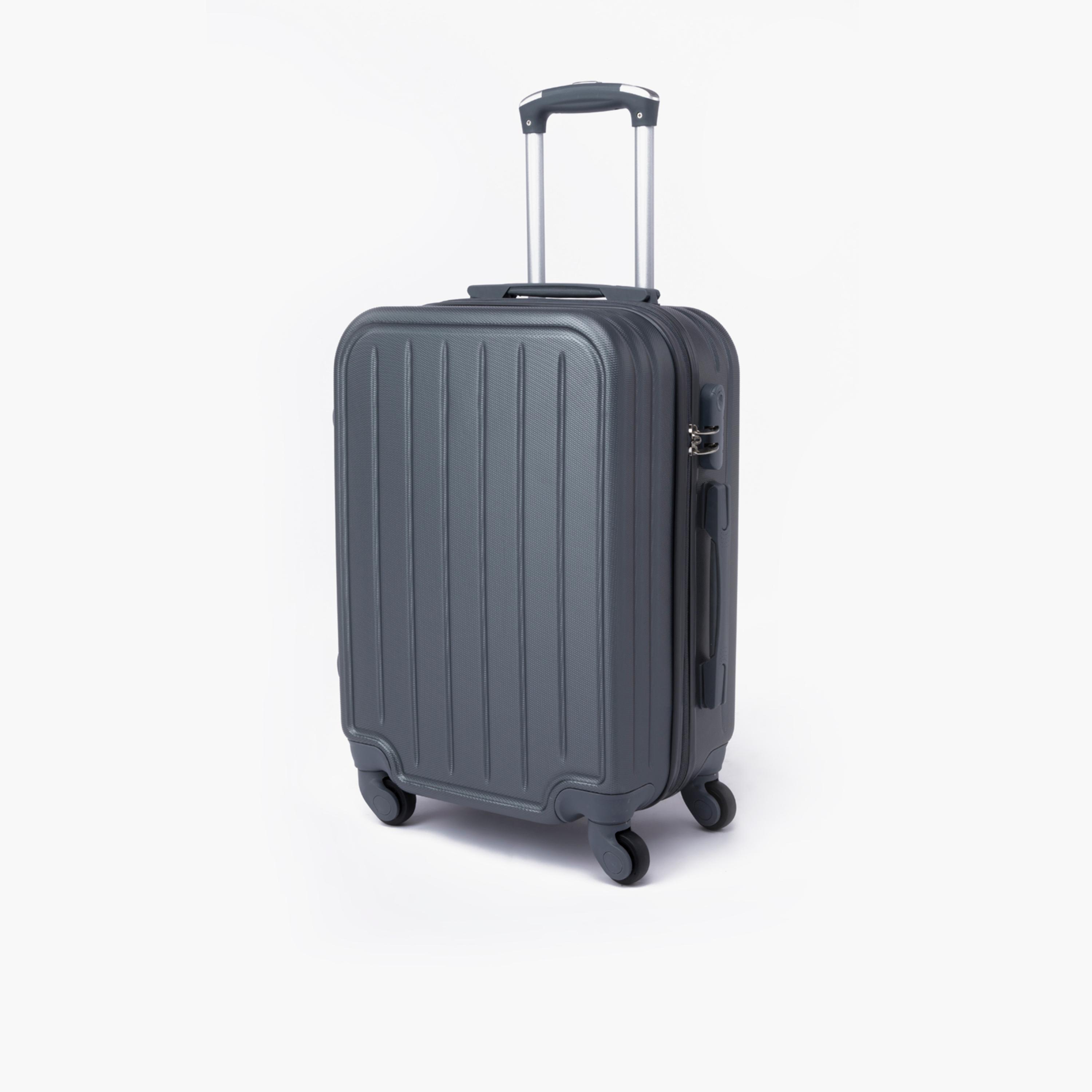 LIMRA 56 CM Small Cabin ABS Hard Sided 4-Wheeler Spinner Luggage with Combination Lock-travel-luggagesandbags-luggage-image-1