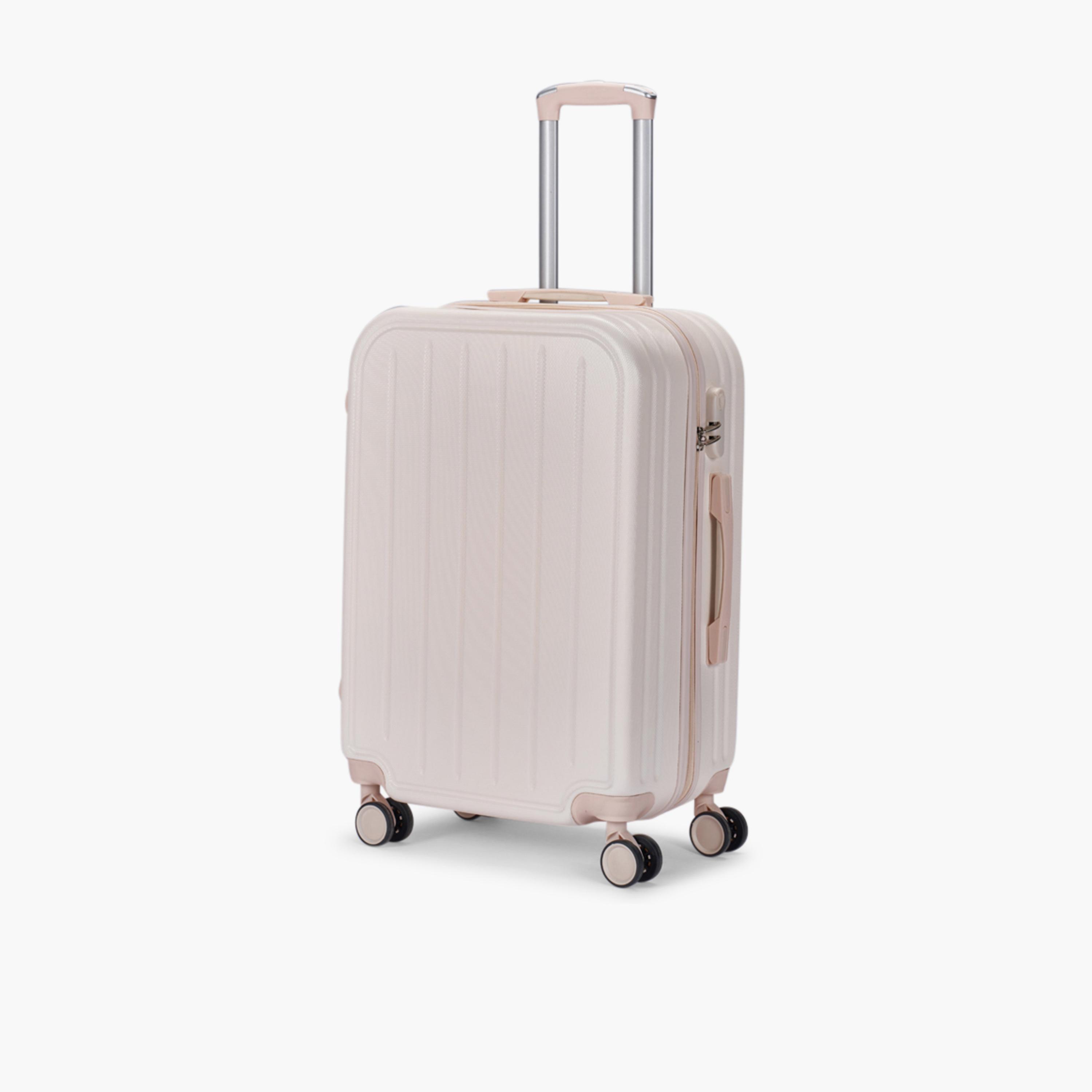 LIMRA 56 CM Small Cabin ABS Hard Sided 4-Wheeler Spinner Luggage with Combination Lock-travel-luggagesandbags-luggage-image-1