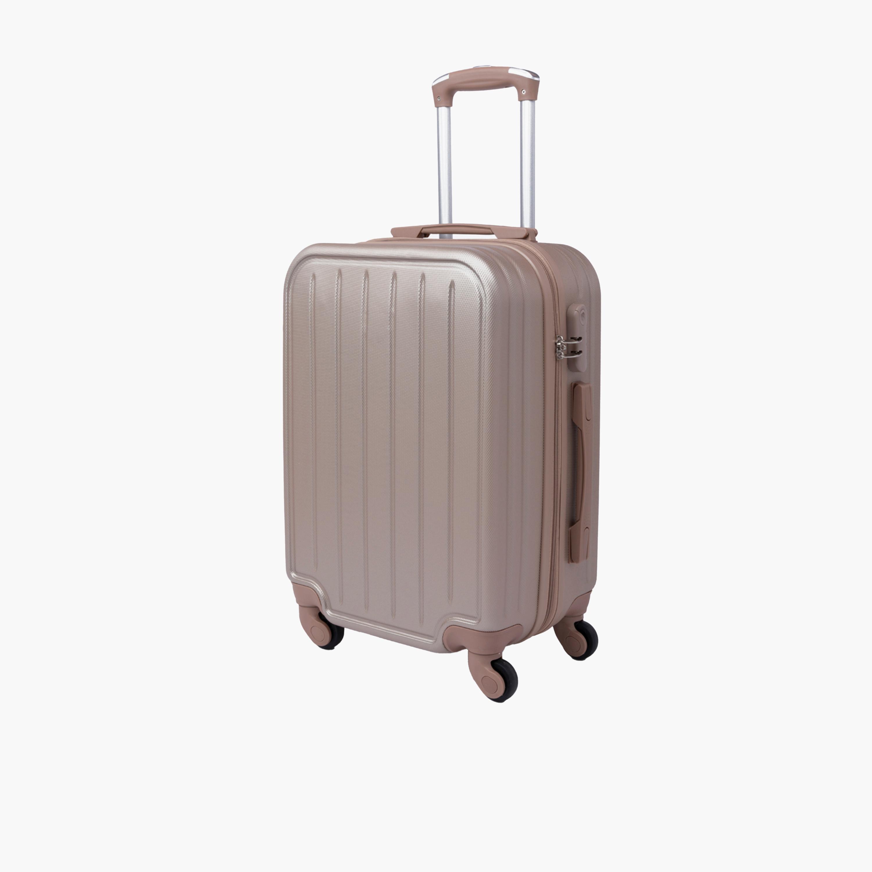 LIMRA 56 CM Small Cabin ABS Hard Sided 4-Wheeler Spinner Luggage with Combination Lock-travel-luggagesandbags-luggage-image-1