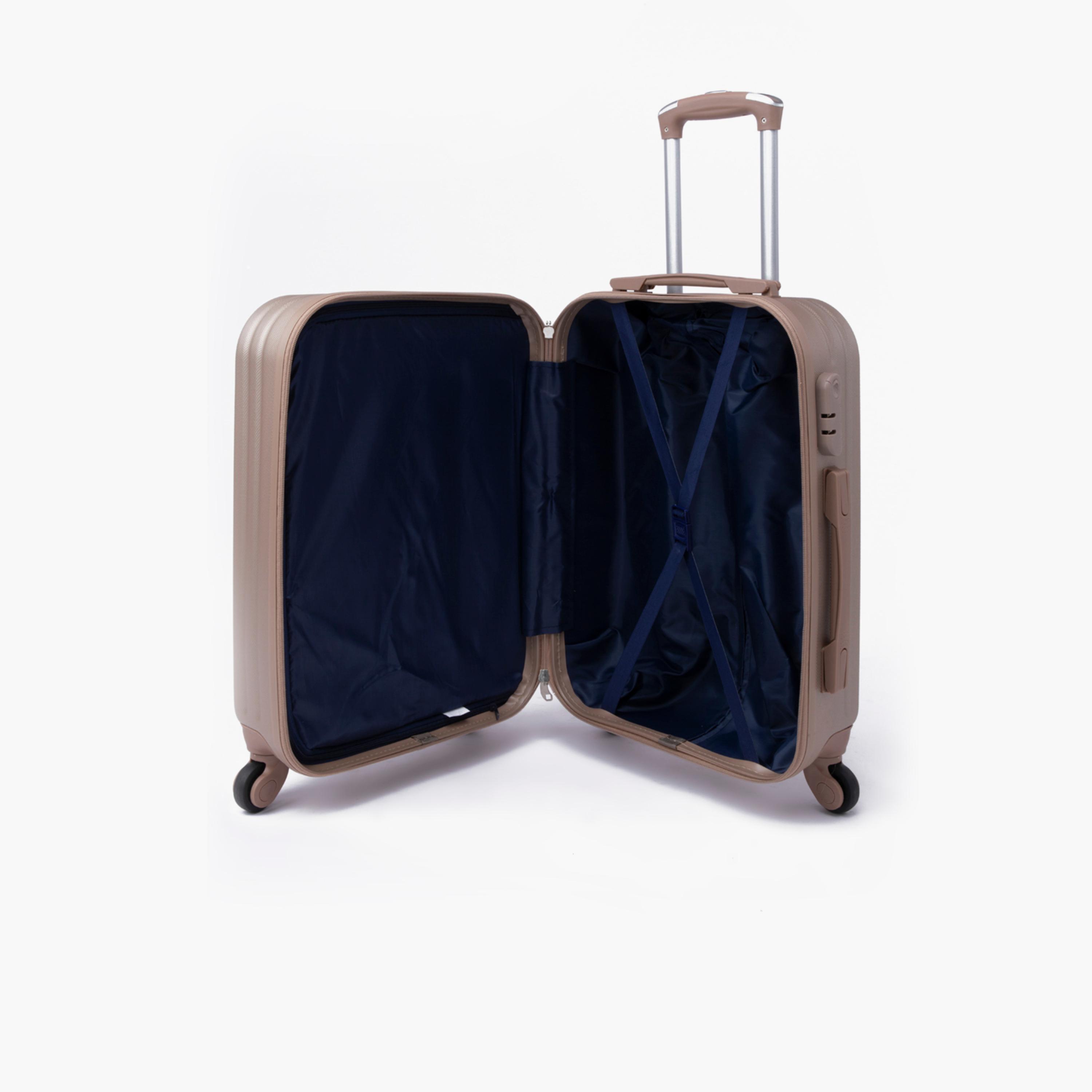 LIMRA 56 CM Small Cabin ABS Hard Sided 4-Wheeler Spinner Luggage with Combination Lock-travel-luggagesandbags-luggage-image-6