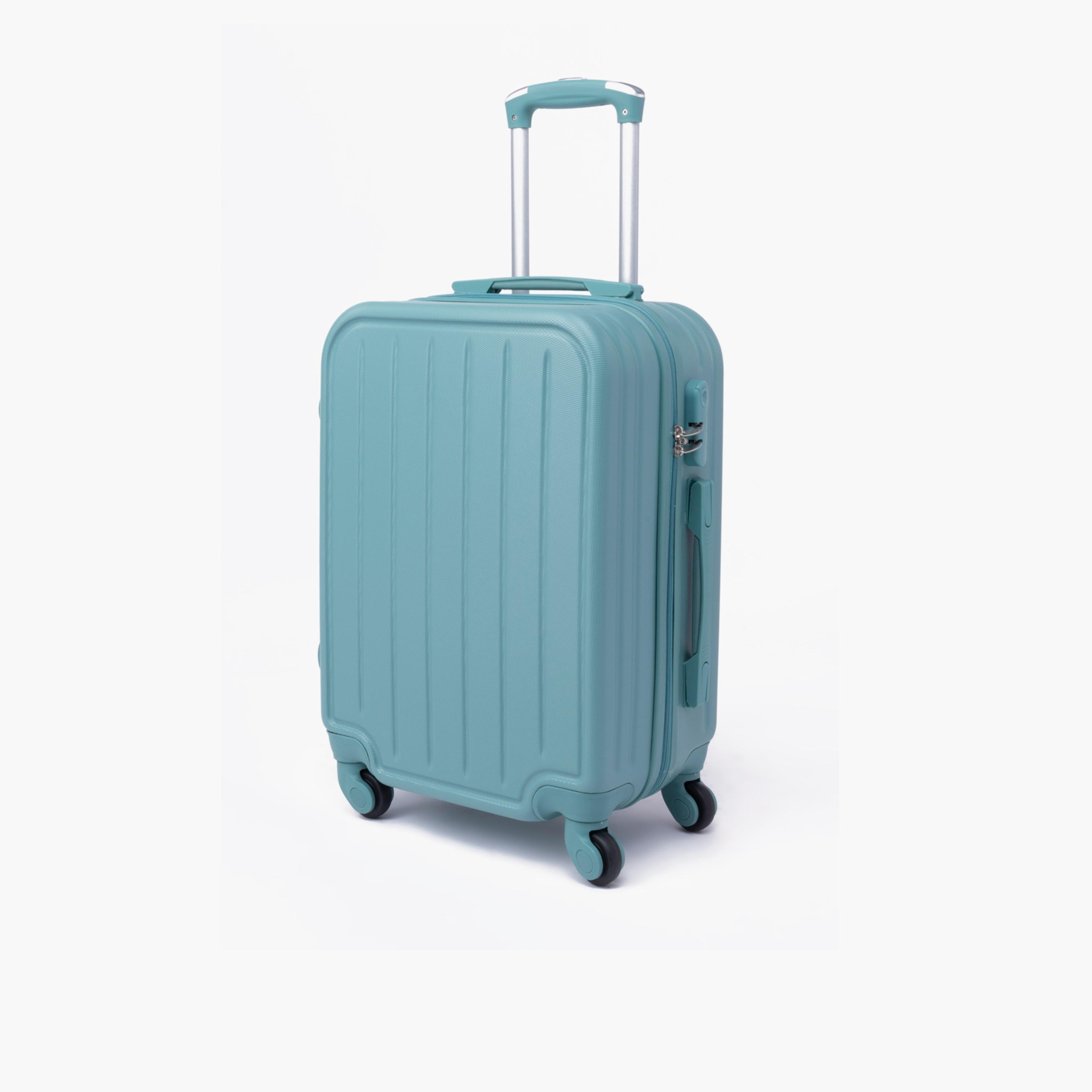 LIMRA 56 CM Small Cabin ABS Hard Sided 4-Wheeler Spinner Luggage with Combination Lock-travel-luggagesandbags-luggage-image-1