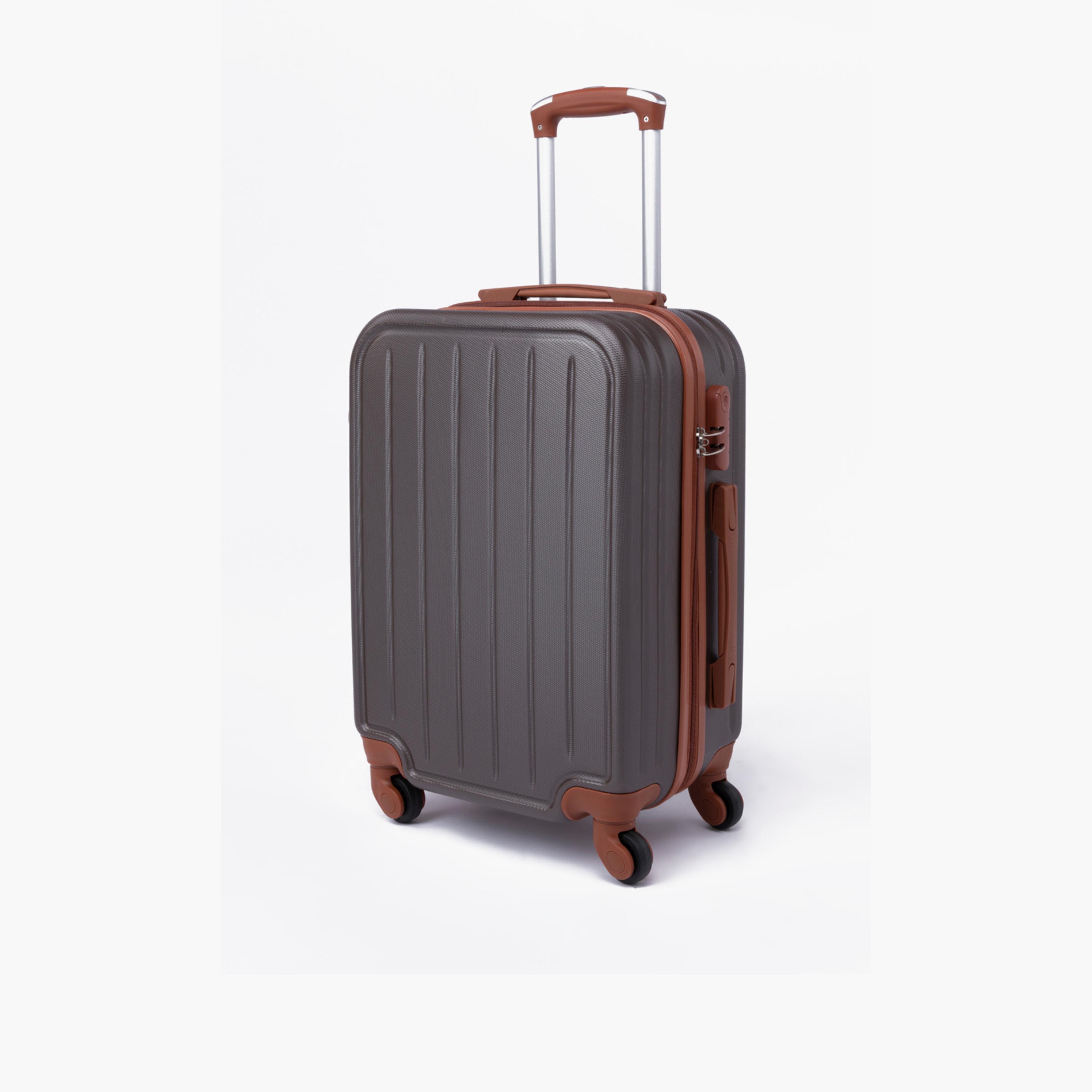 LIMRA 56 CM Small Cabin ABS Hard Sided 4-Wheeler Spinner Luggage with Combination Lock-travel-luggagesandbags-luggage-image-1