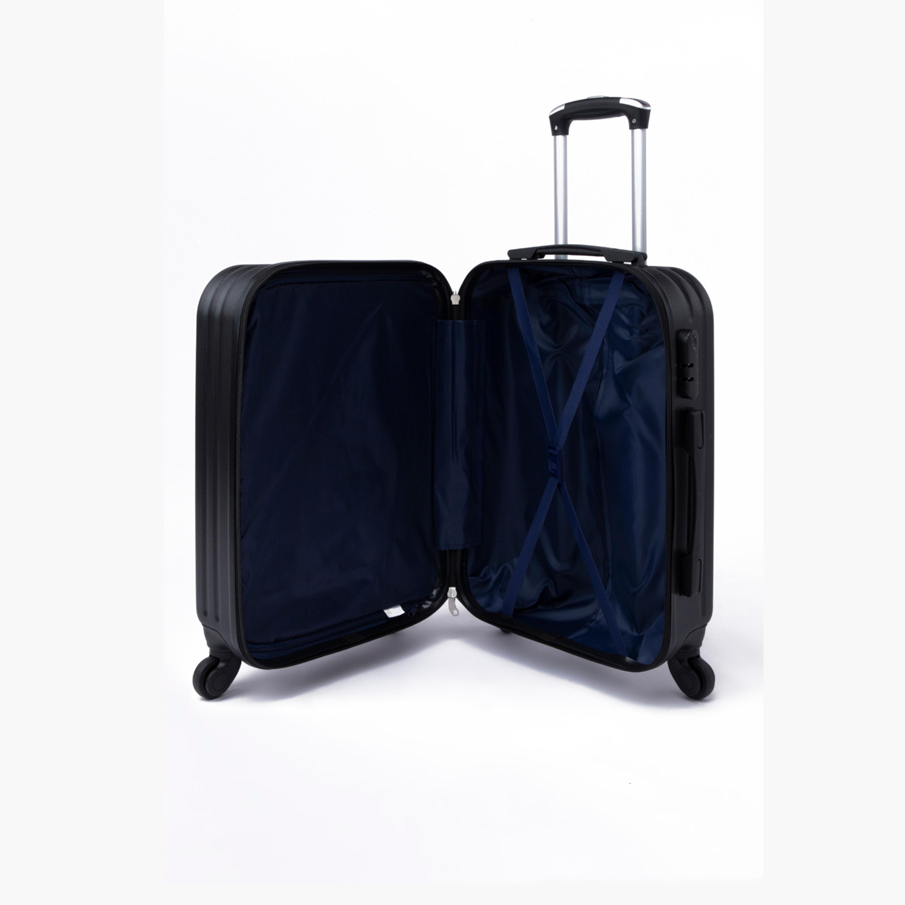 LIMRA 56 CM Small Cabin ABS Hard Sided 4-Wheeler Spinner Luggage with Combination Lock-travel-luggagesandbags-luggage-image-6