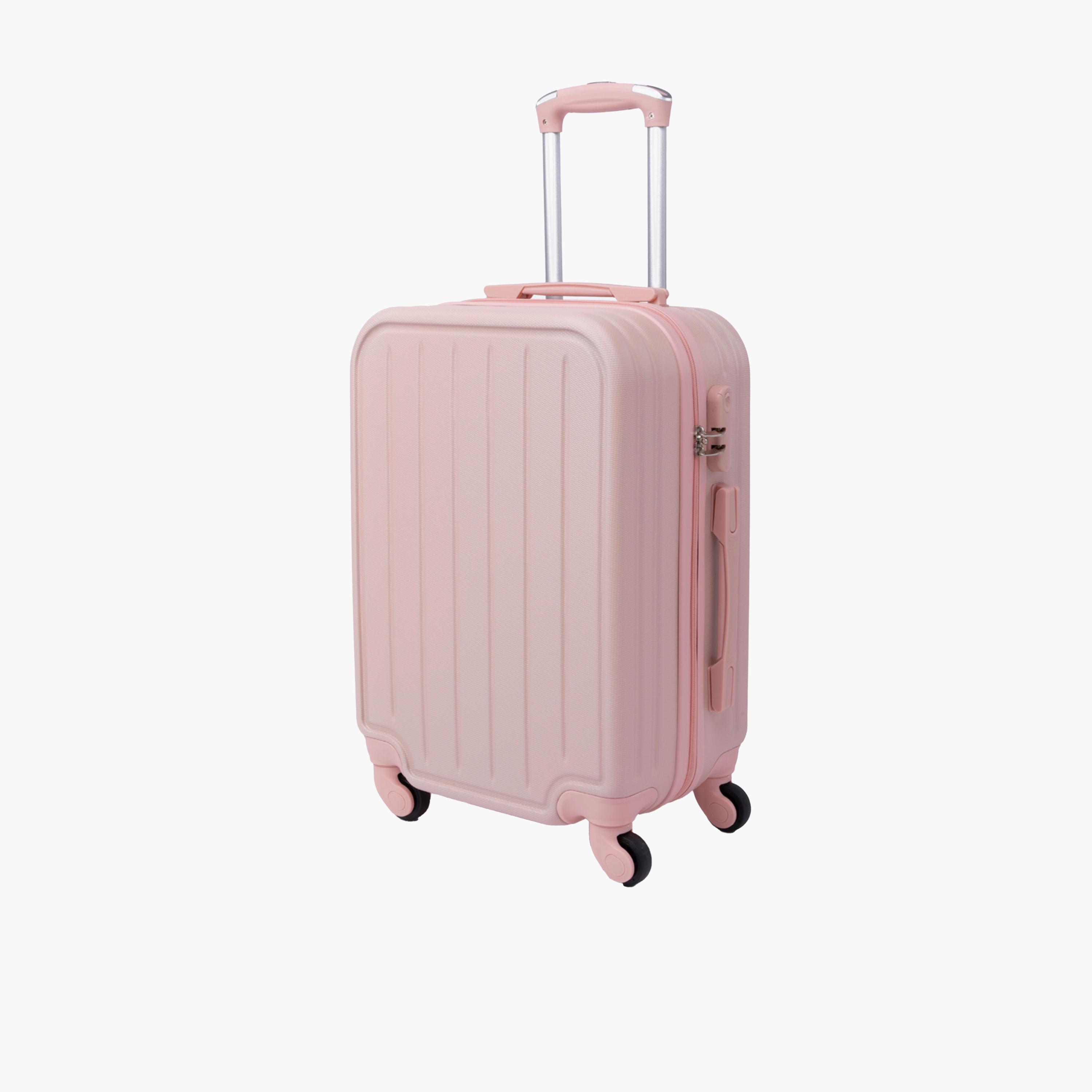LIMRA 56 CM Small Cabin ABS Hard Sided 4-Wheeler Spinner Luggage with Combination Lock-travel-luggagesandbags-luggage-image-1