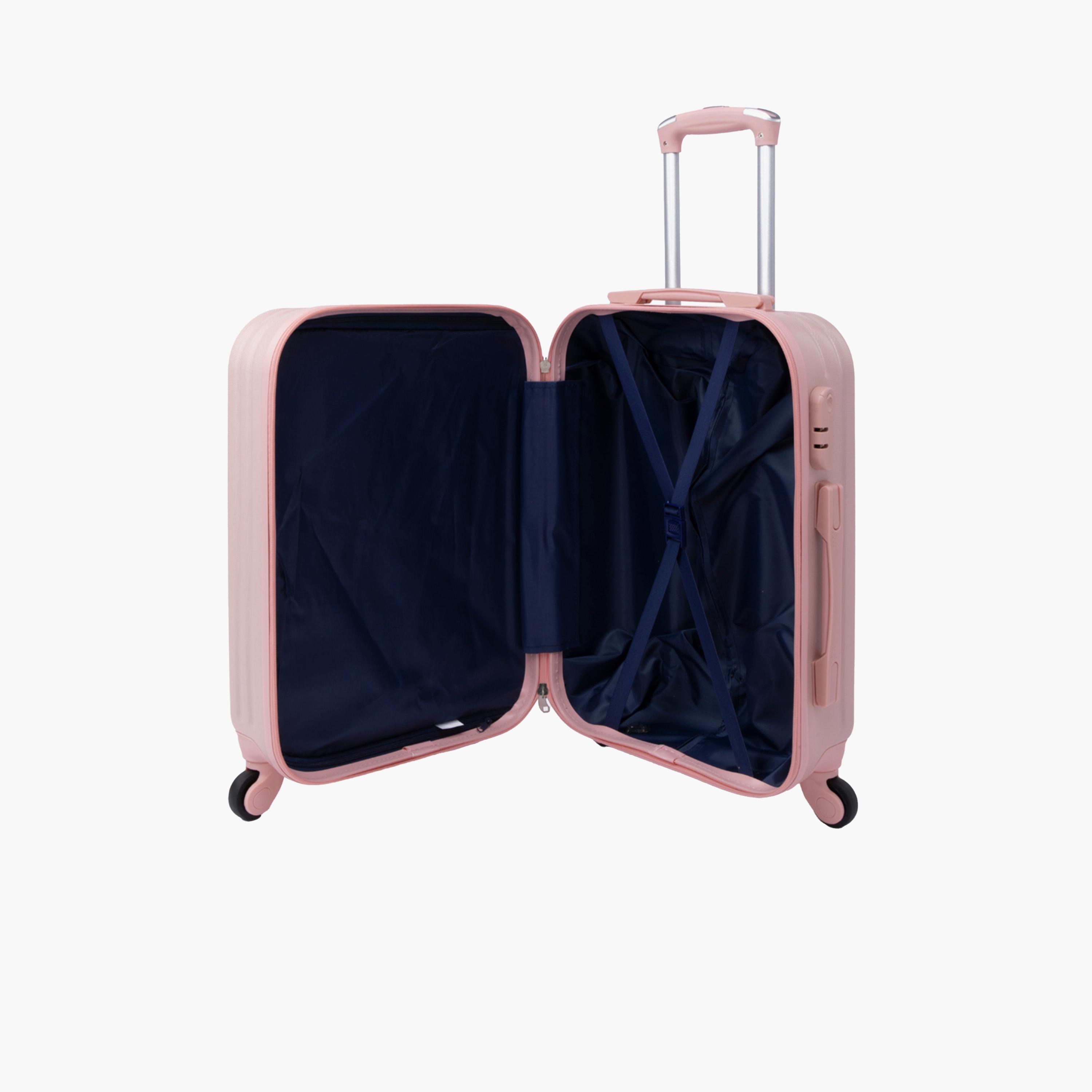 LIMRA 56 CM Small Cabin ABS Hard Sided 4-Wheeler Spinner Luggage with Combination Lock-travel-luggagesandbags-luggage-image-6