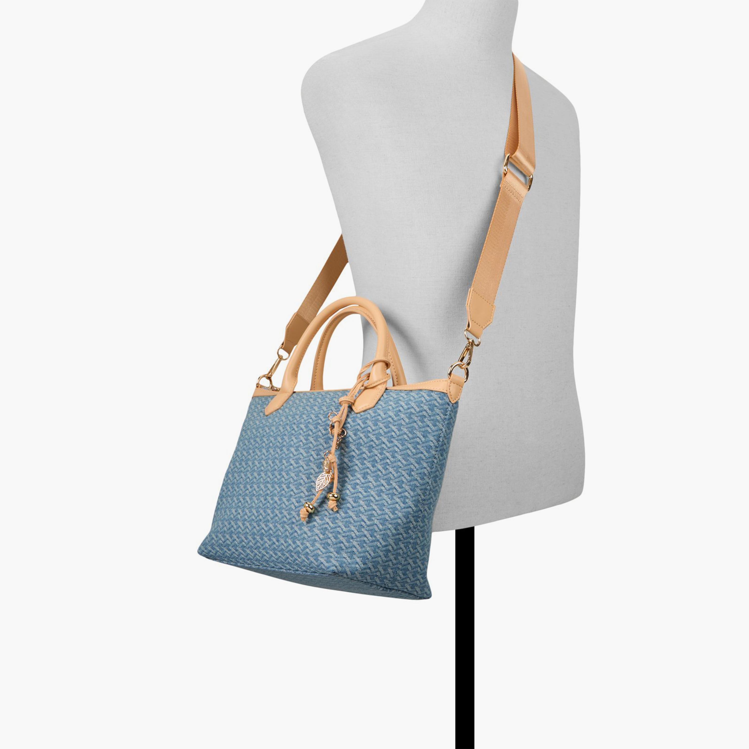 Call it Spring Heathyr Double Handle Shoulder Bag with Zipper Closure | 39 x 22 x 14 cm-women-bagsandwallets-handbags-image-4