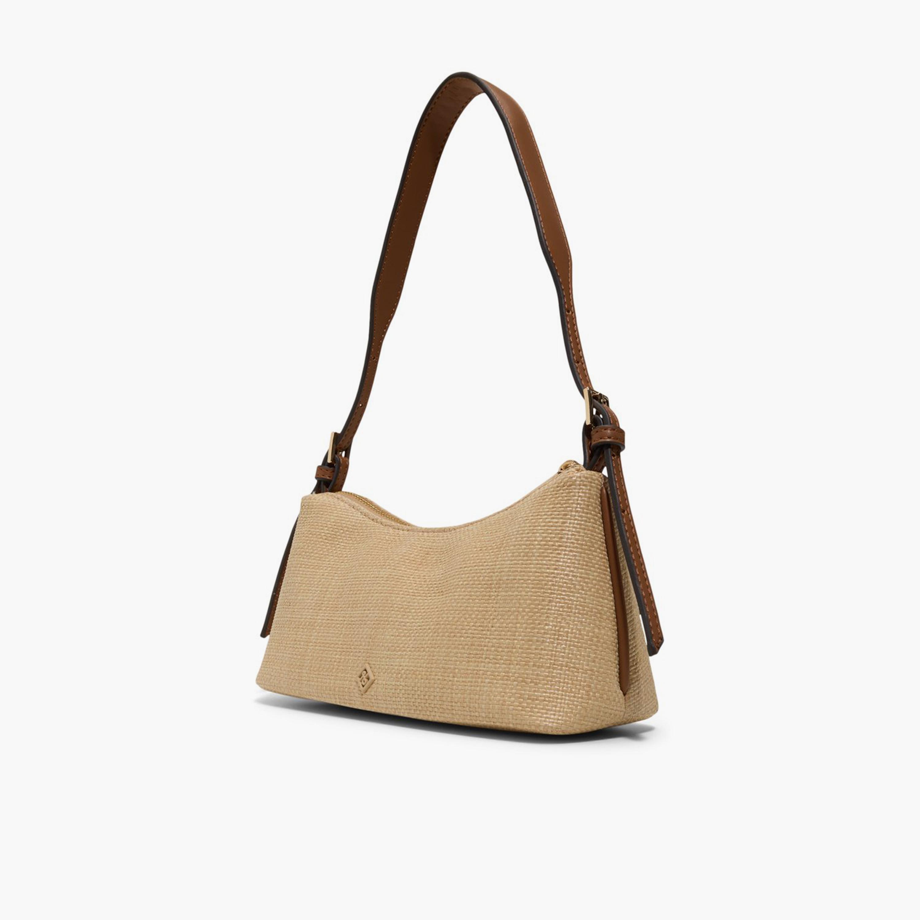 كول ات سبرينغ - شنطة كتف مزينة بينكي بسحاب إغلاق وحزام قابل للتعديل | 25 × 9 × 18 سم-women-bagsandwallets-handbags-image-2