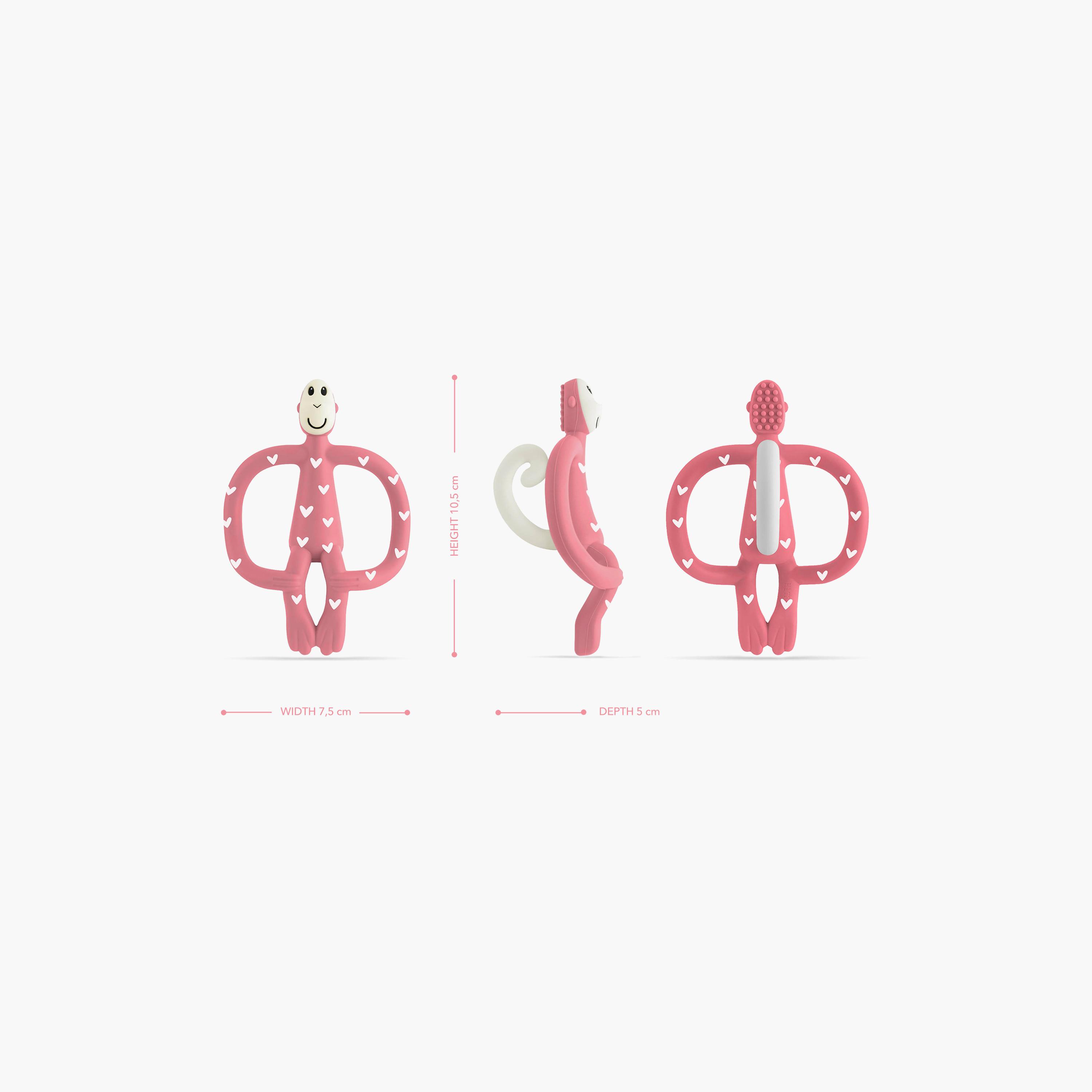 Matchstick Monkey Original Teether Love Hearts - 3 mths +-baby-feeding-teethers-image-2