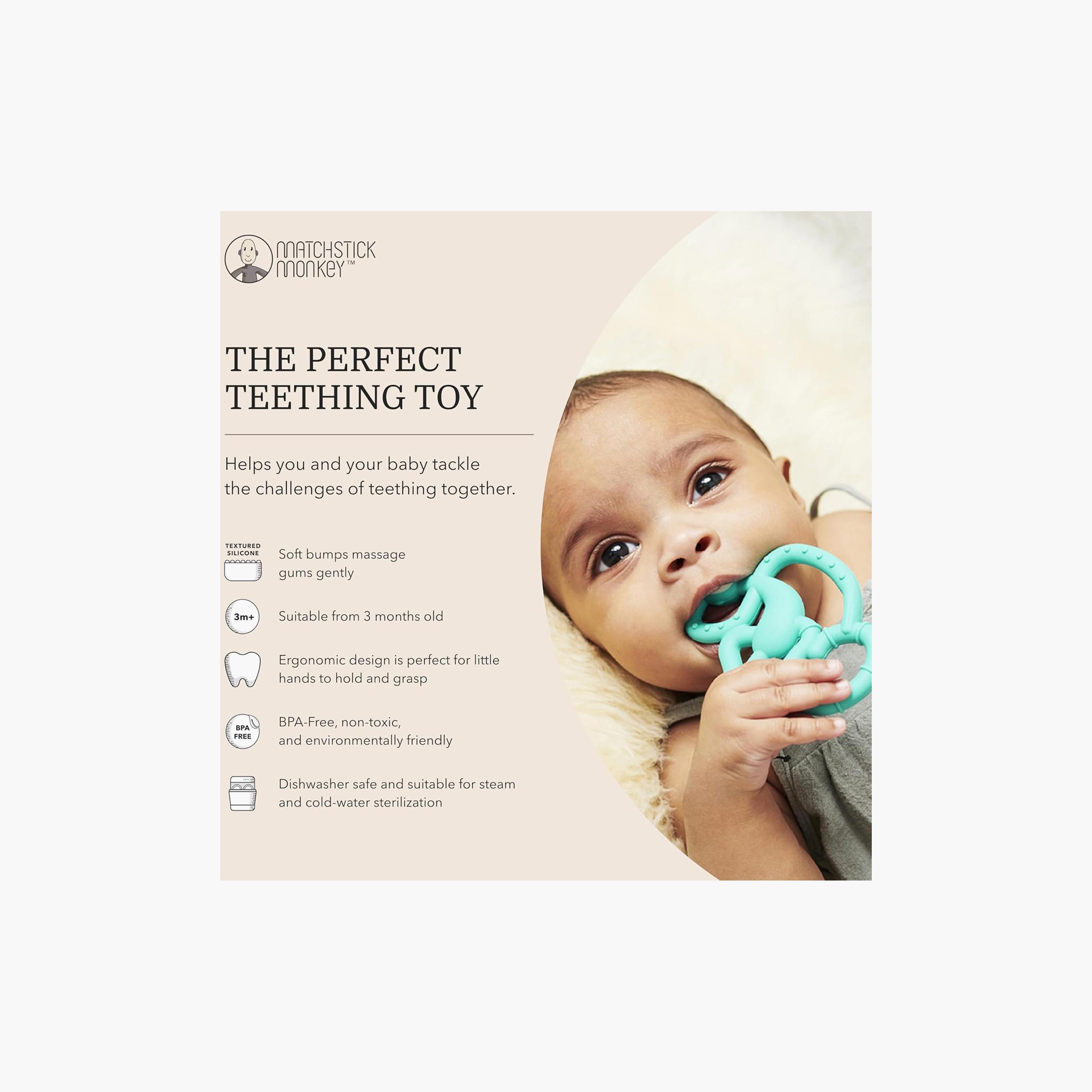 Matchstick Monkey Mini Monkey Teether-baby-feeding-teethers-image-5