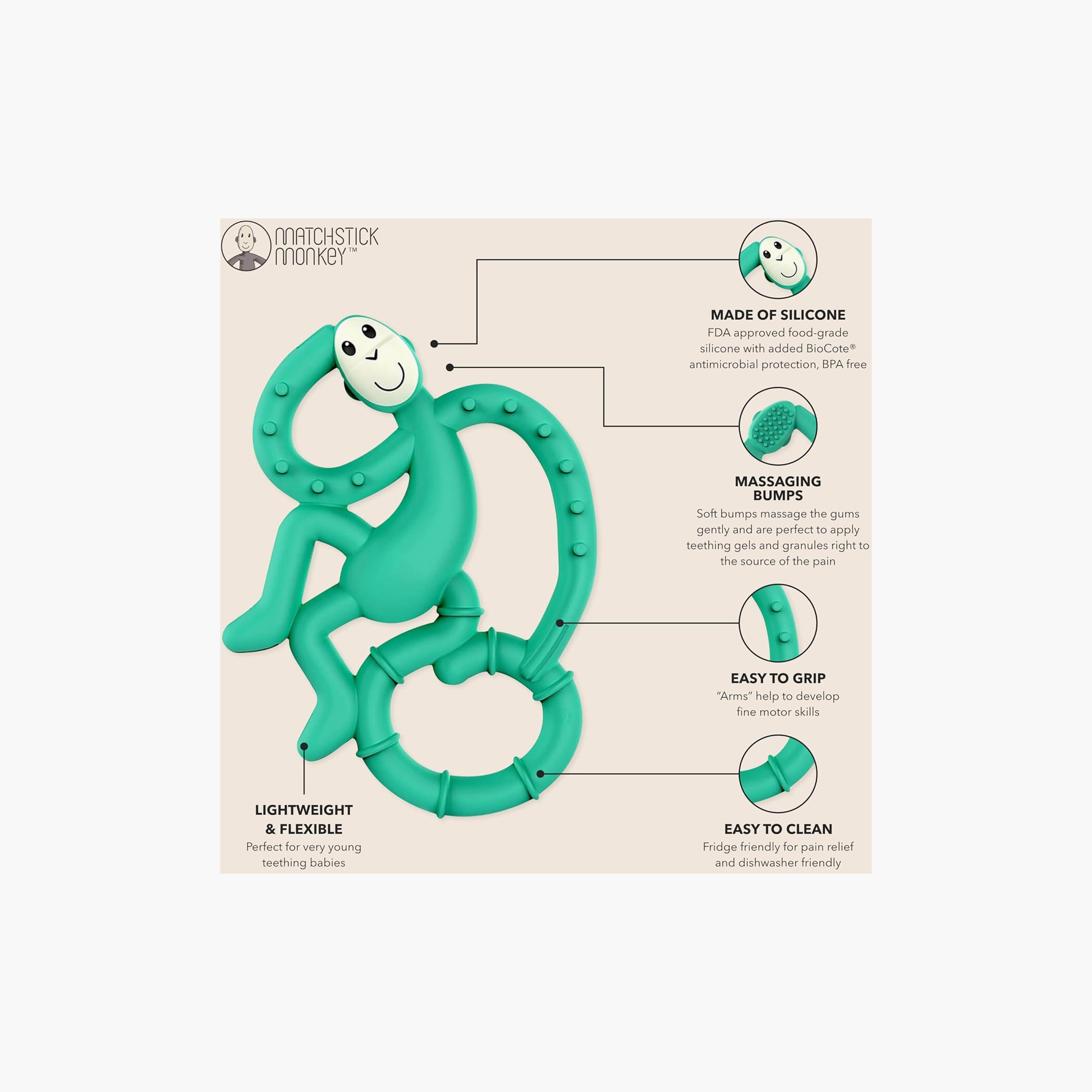 Matchstick Monkey Mini Monkey Teether-baby-feeding-teethers-image-6