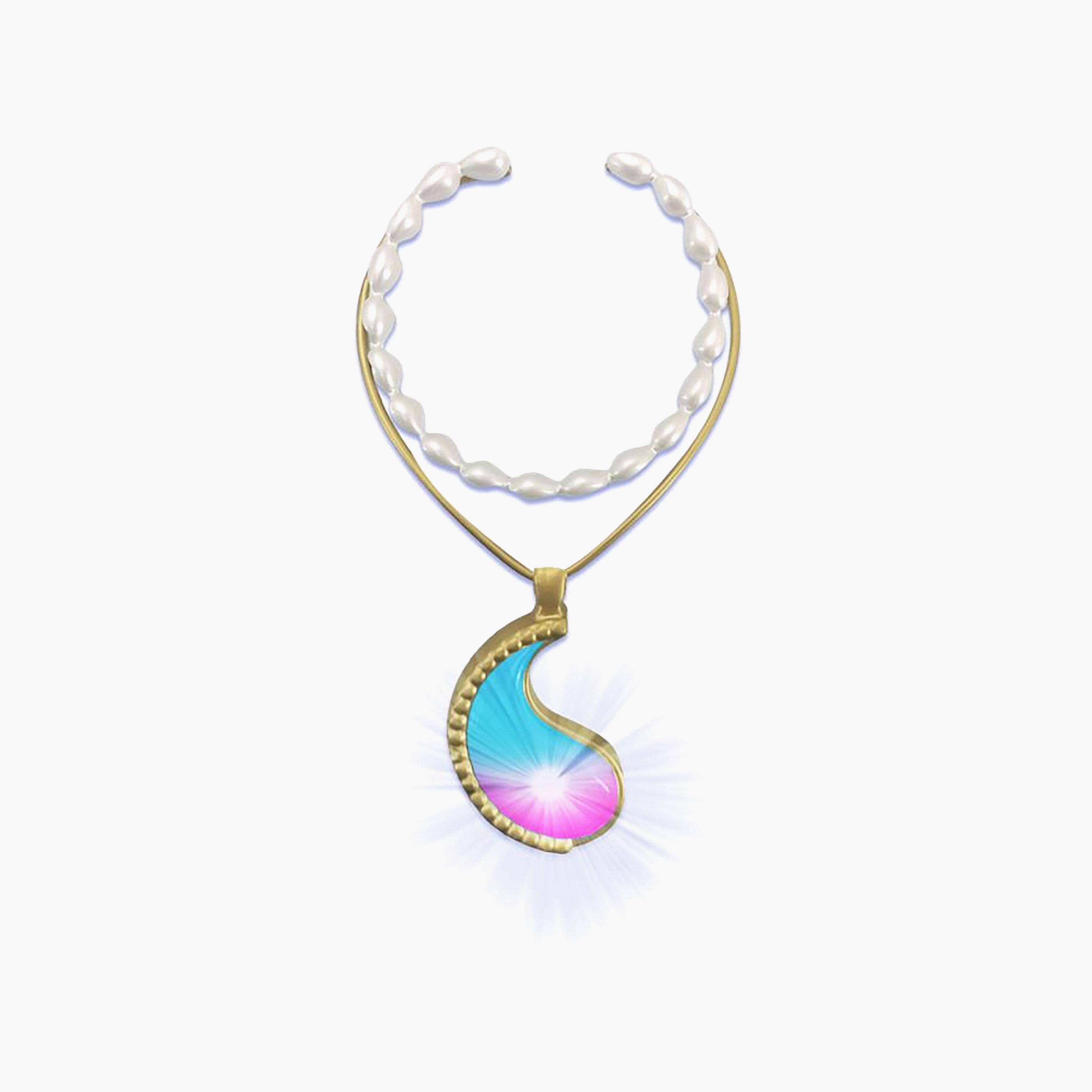 قلادة "ميرميد ماجيك" تعمل بالبطارية مع ضوء وصوت-girls-accessories-jewellery-image-1