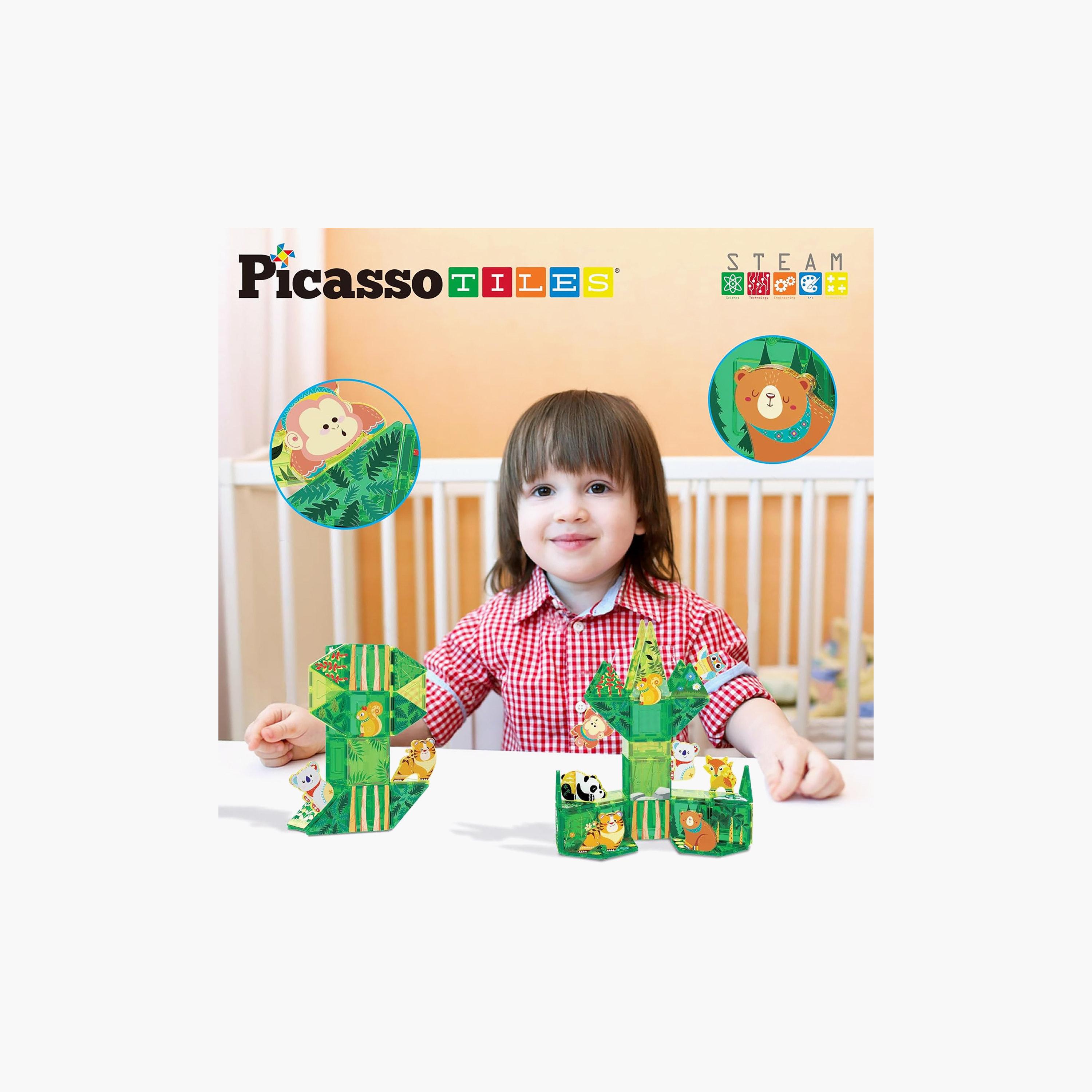 Picasso Tiles 8-Piece Magnetic Block Forest Animals Set-toys-buildingblocks-magnetictoys-image-5