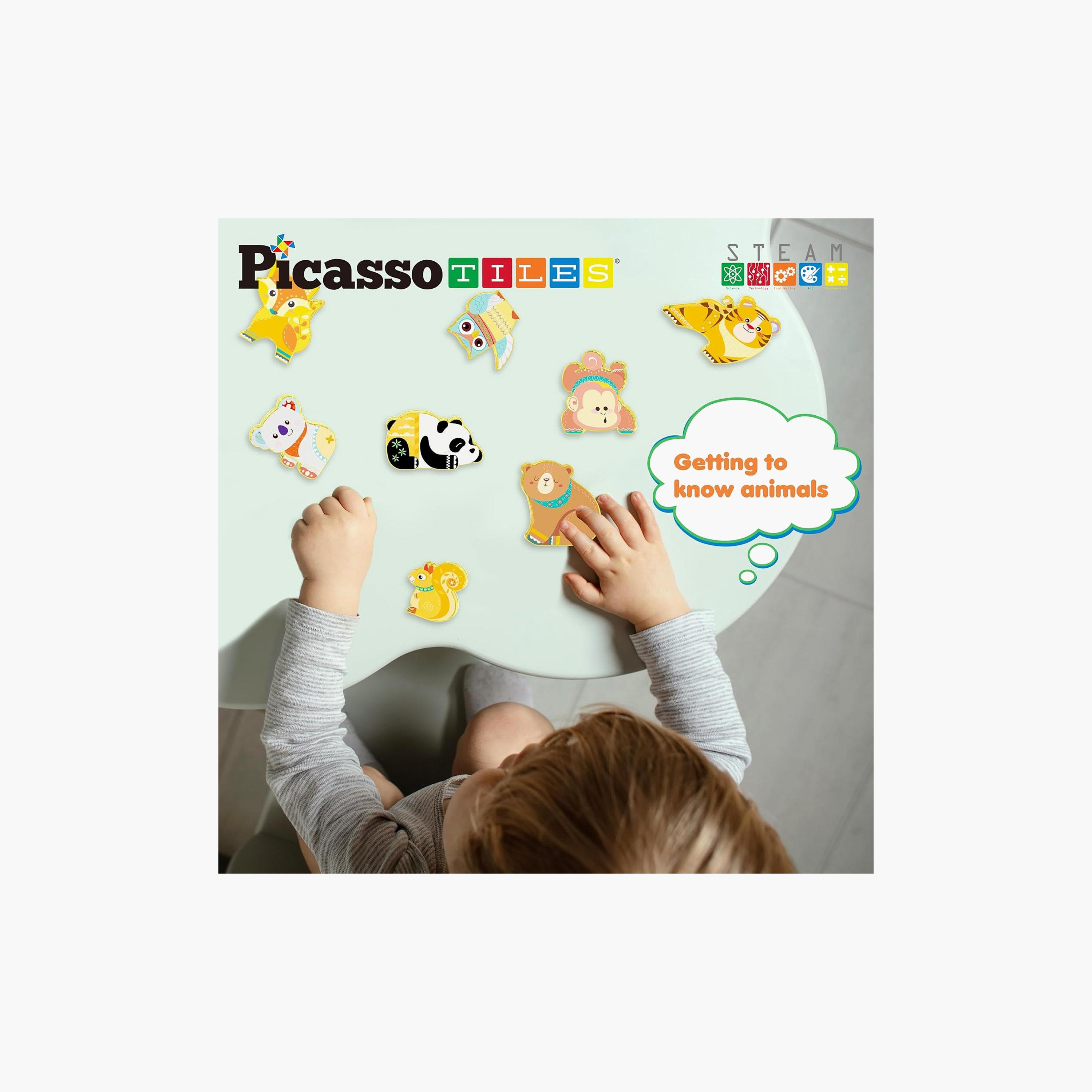 Picasso Tiles 8-Piece Magnetic Block Forest Animals Set-toys-buildingblocks-magnetictoys-image-8