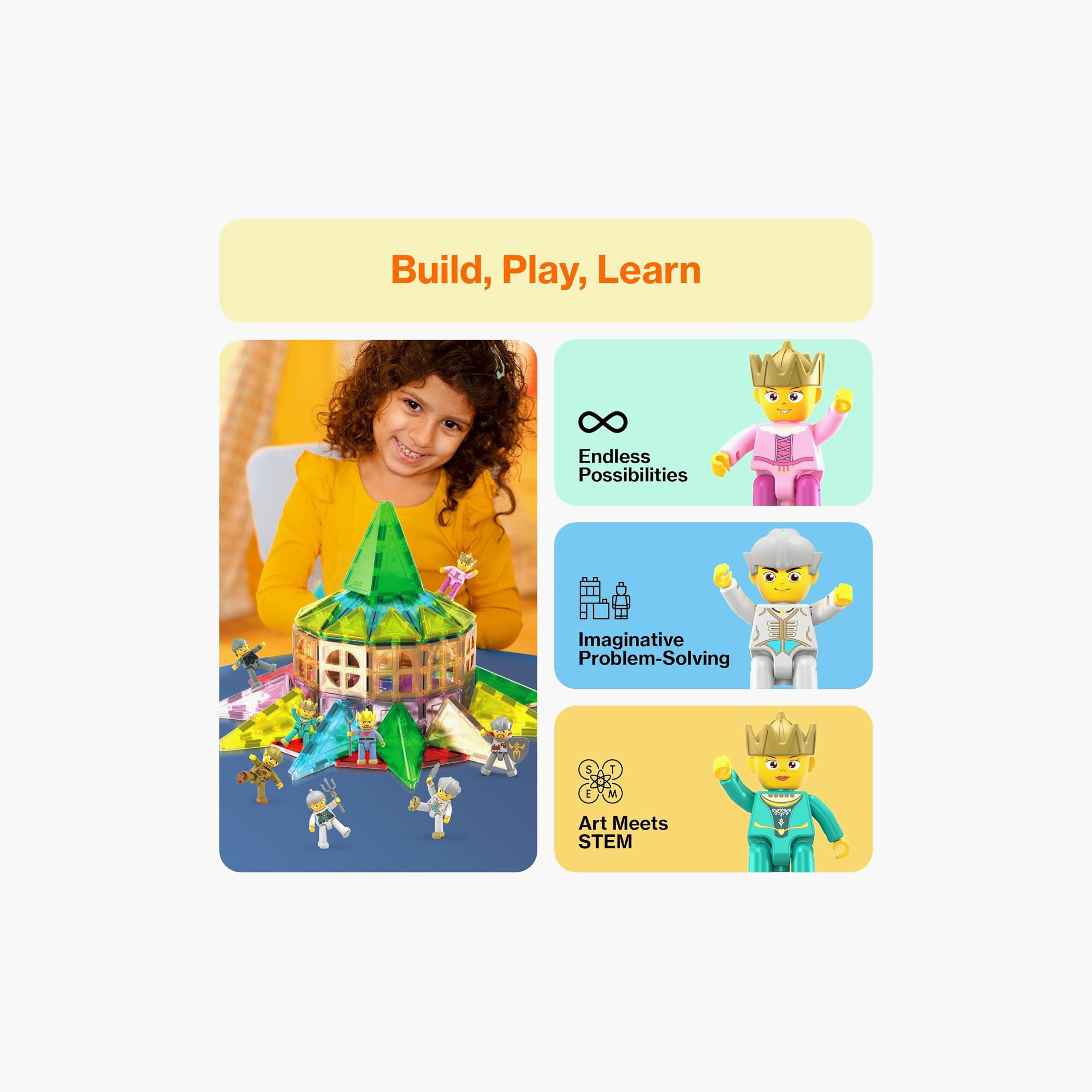 Picasso Tiles 8-Piece Magnetic Medieval Character Set-toys-buildingblocks-magnetictoys-image-4