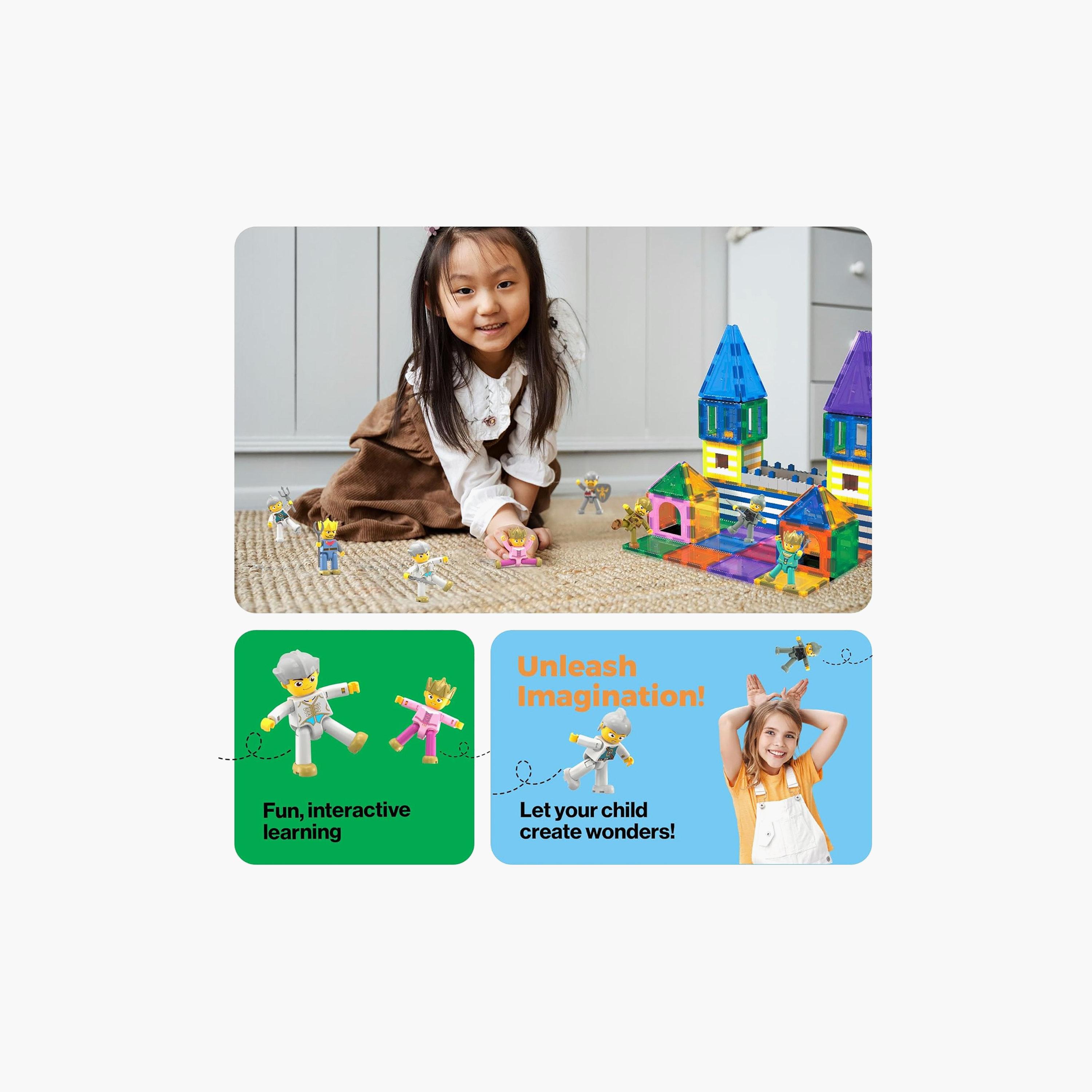 Picasso Tiles 8-Piece Magnetic Medieval Character Set-toys-buildingblocks-magnetictoys-image-5