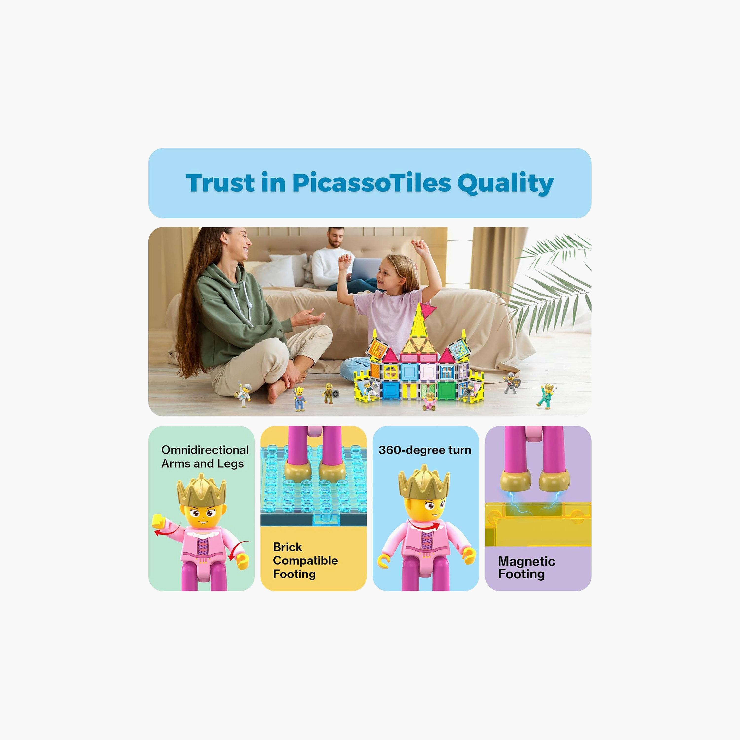 Picasso Tiles 8-Piece Magnetic Medieval Character Set-toys-buildingblocks-magnetictoys-image-8