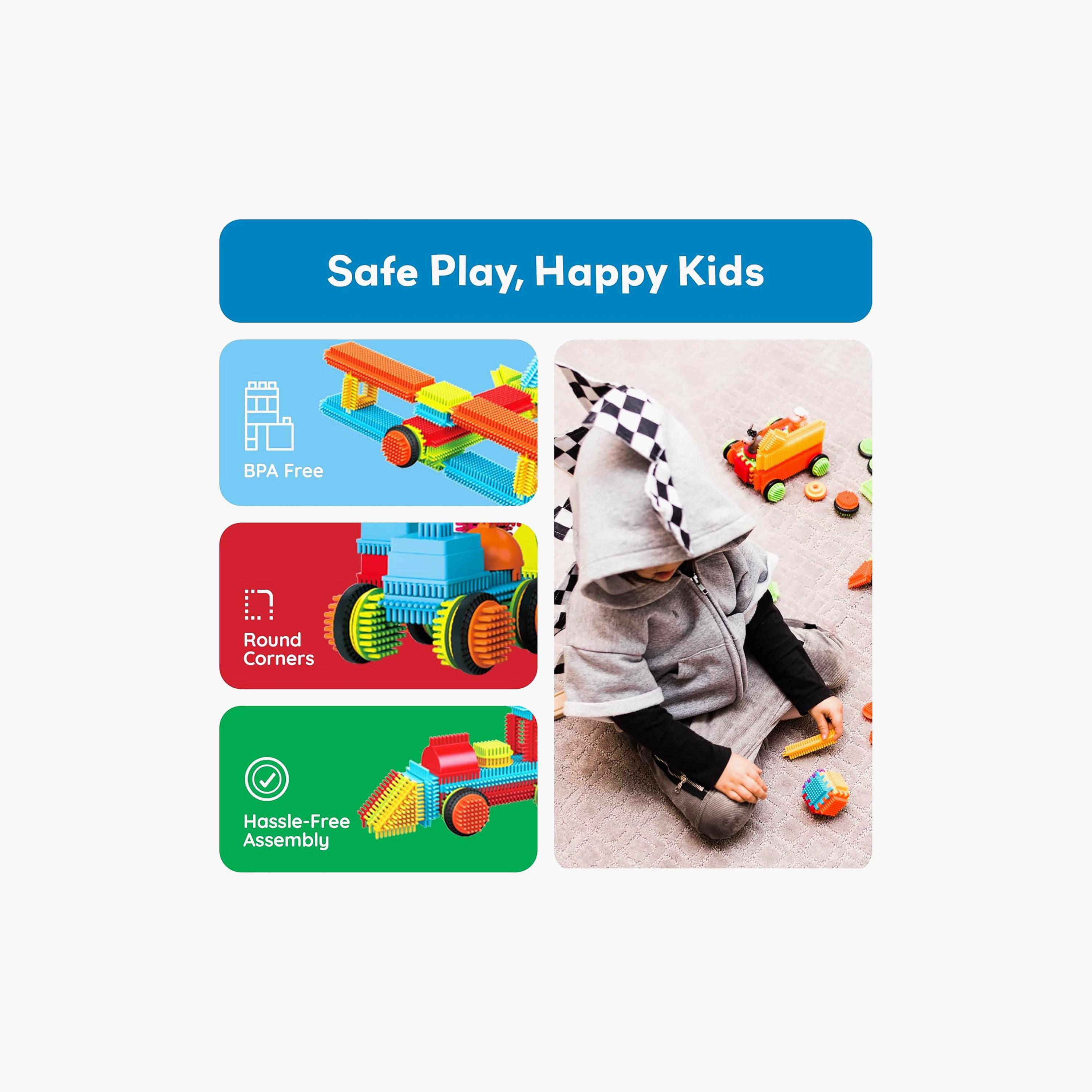 Picasso Tiles Magnetic 120-Piece Hedgehog Building Blocks Set-toys-buildingblocks-magnetictoys-image-6