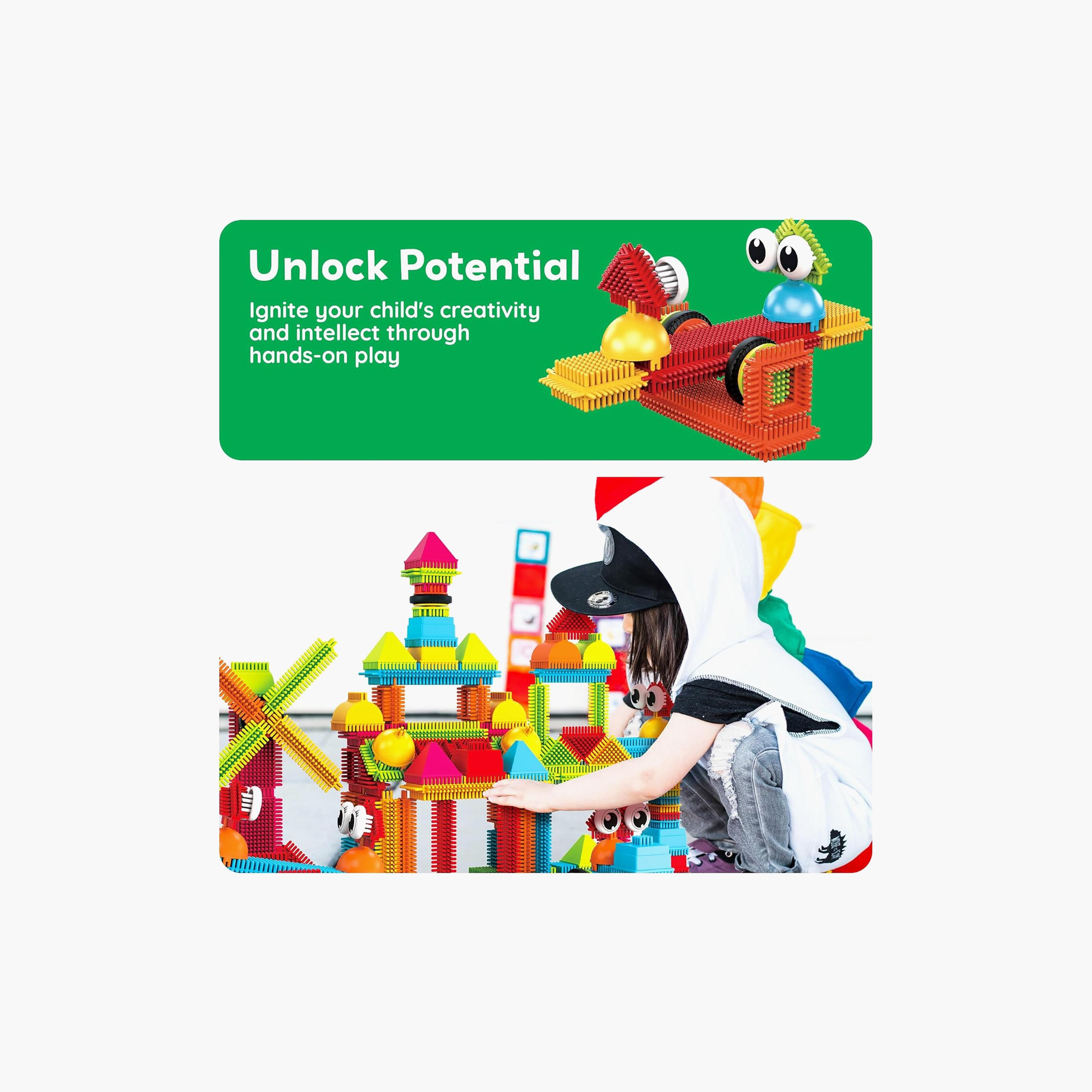 Picasso Tiles Magnetic 120-Piece Hedgehog Building Blocks Set-toys-buildingblocks-magnetictoys-image-7