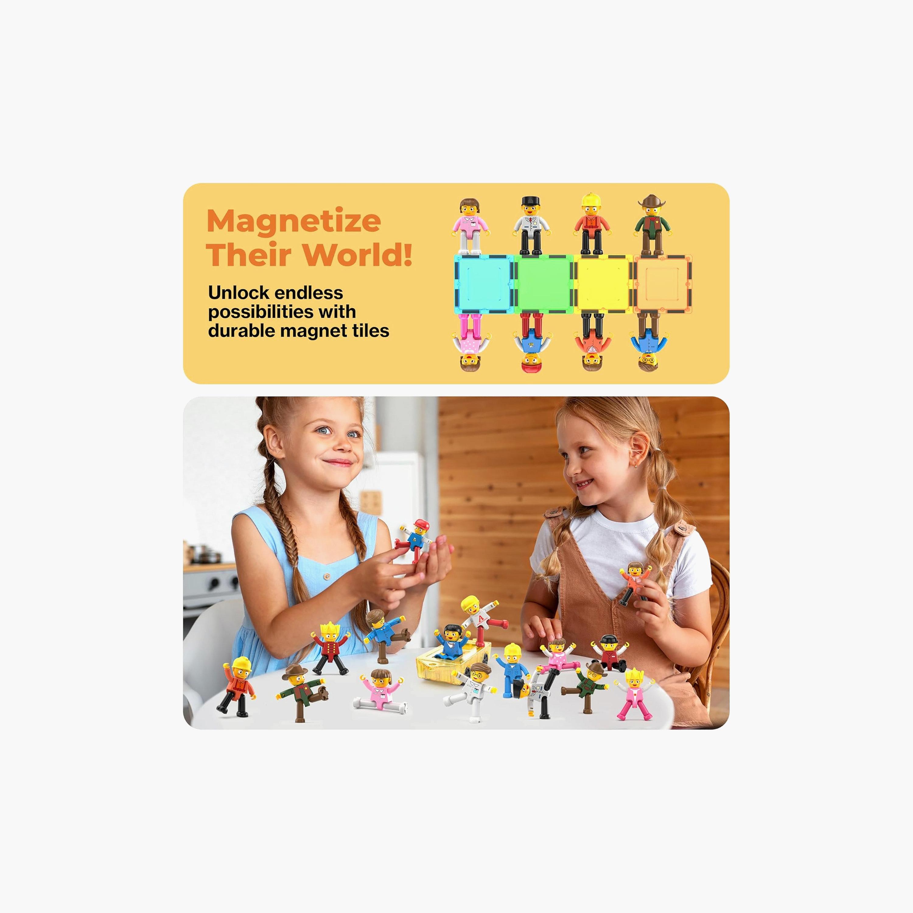 Picasso Tiles Magnetic 16-Piece Character Figures Set-toys-buildingblocks-magnetictoys-image-7