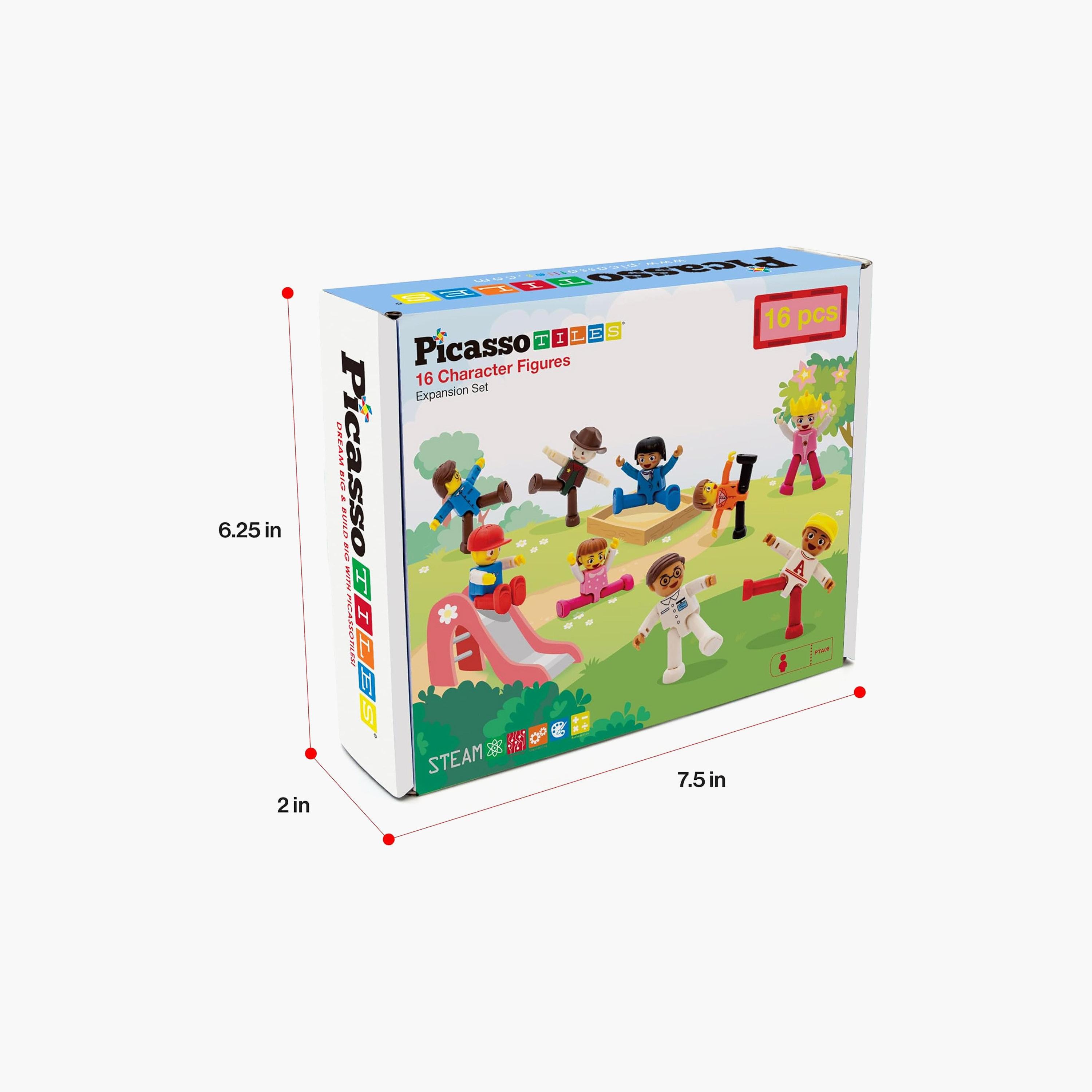Picasso Tiles Magnetic 16-Piece Character Figures Set-toys-buildingblocks-magnetictoys-image-9