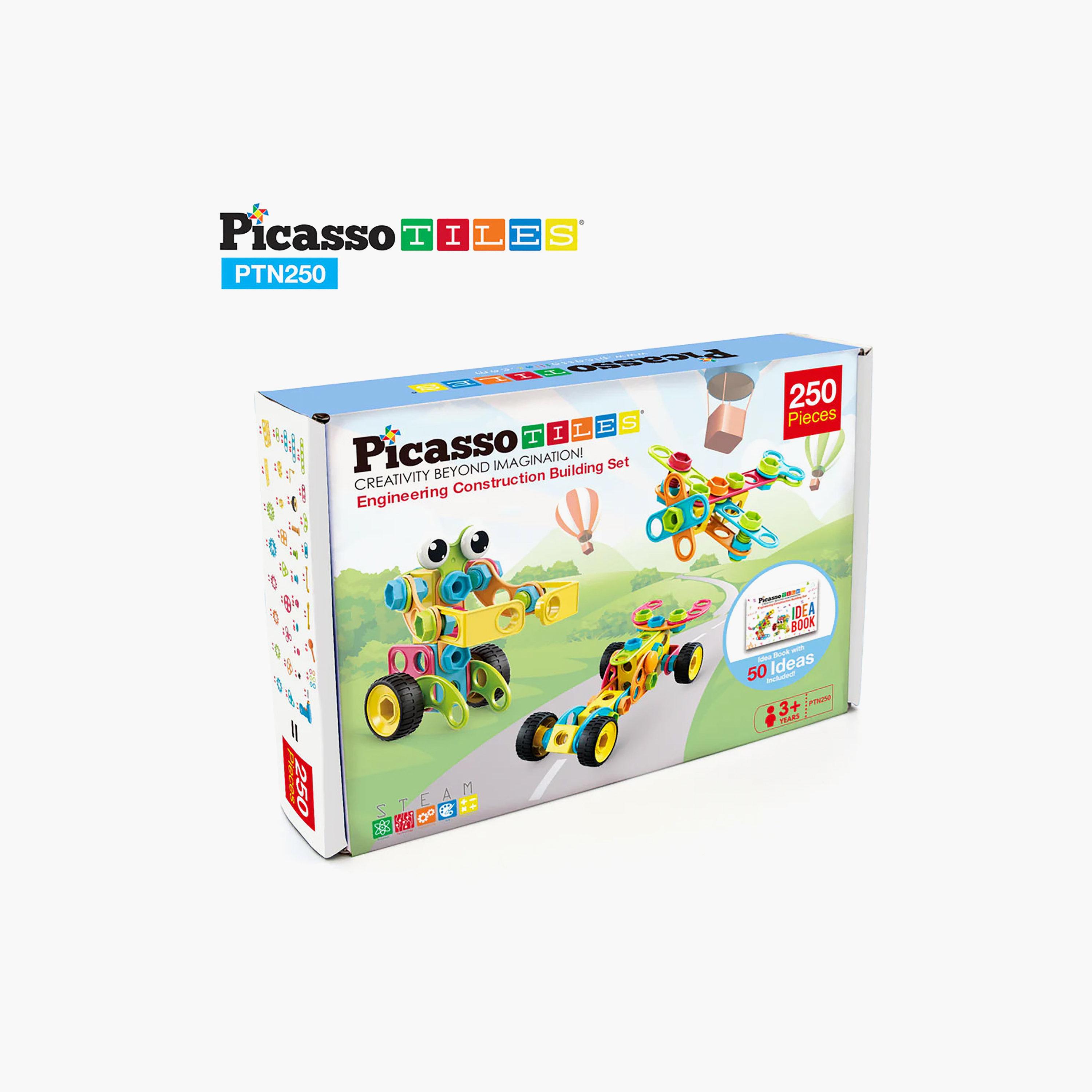 Picasso Tiles Magnetic 250-Piece Engineering Construction Building Set-toys-buildingblocks-magnetictoys-image-2