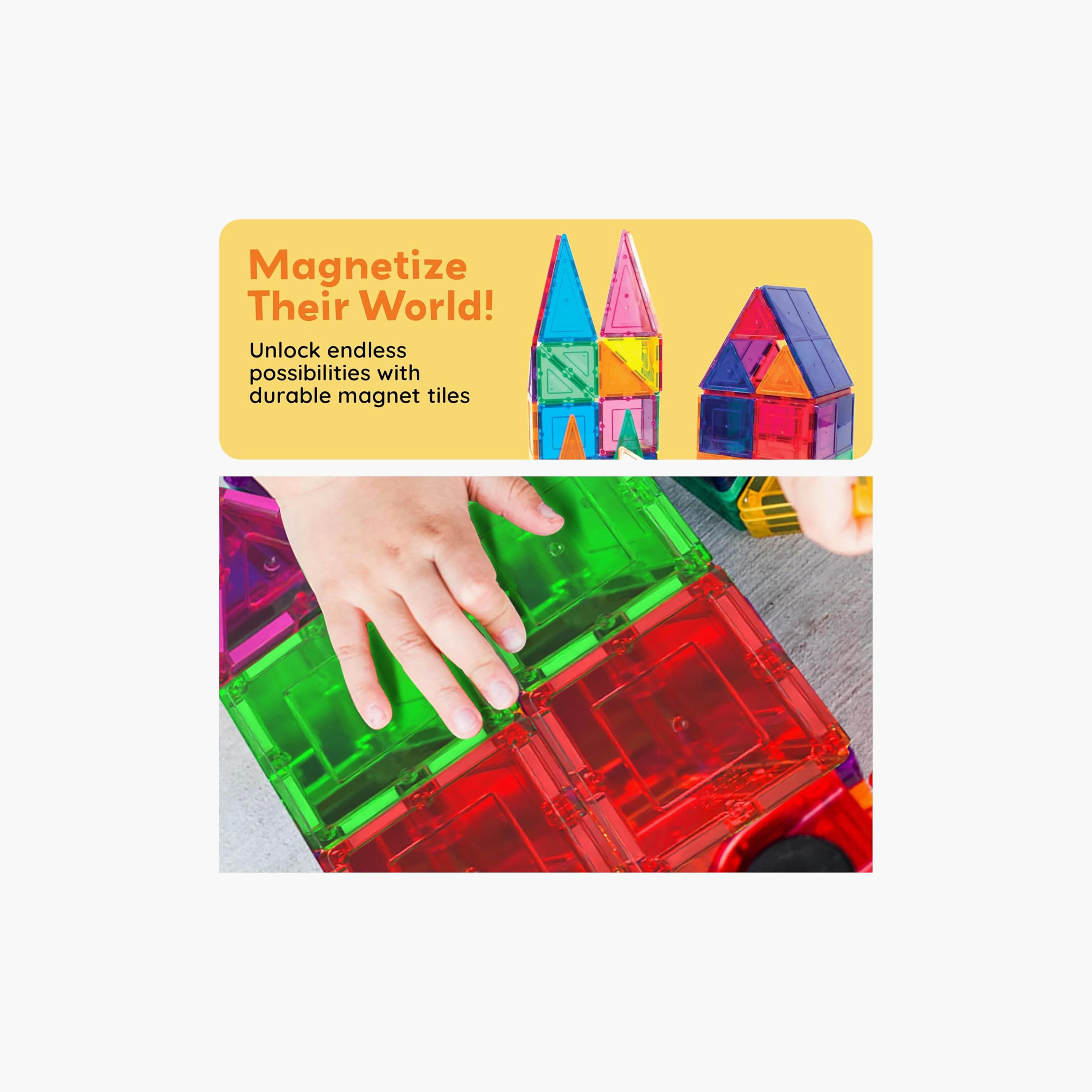Picasso Tiles Magnetic 100-Piece Building Blocks Set-toys-buildingblocks-magnetictoys-image-5