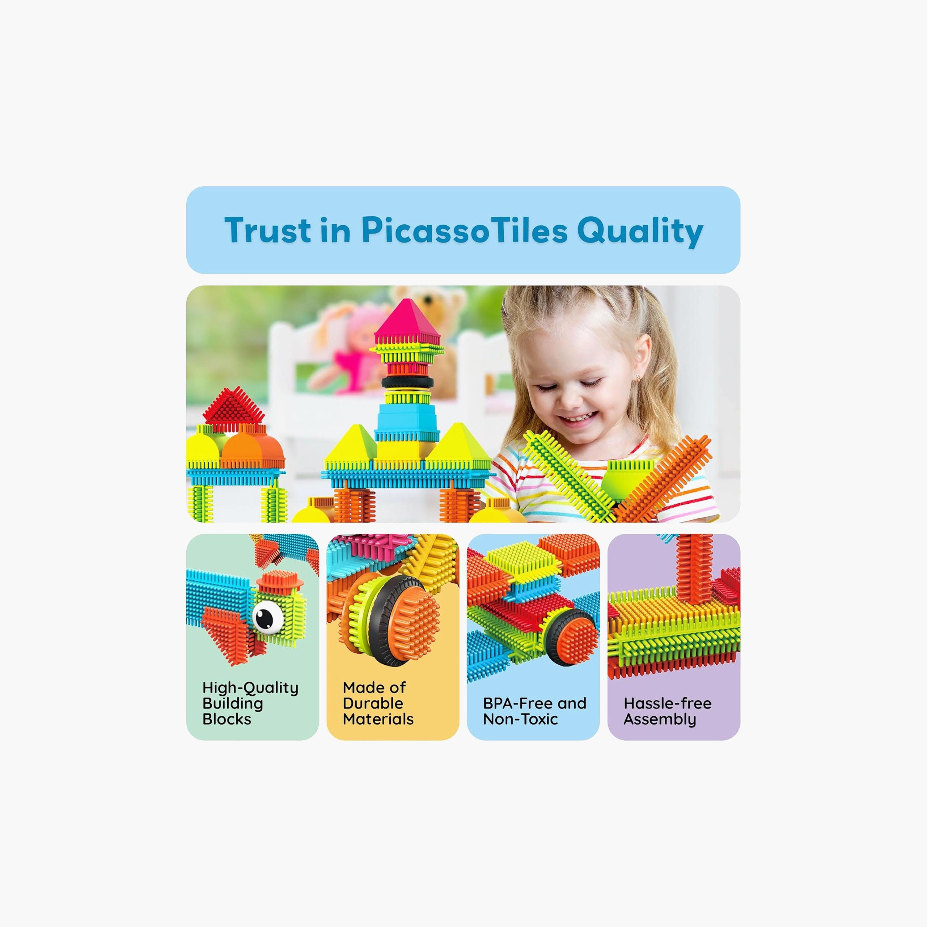 Picasso Tiles Magnetic 240-Piece Hedgehog Blocks Set-toys-buildingblocks-magnetictoys-image-8