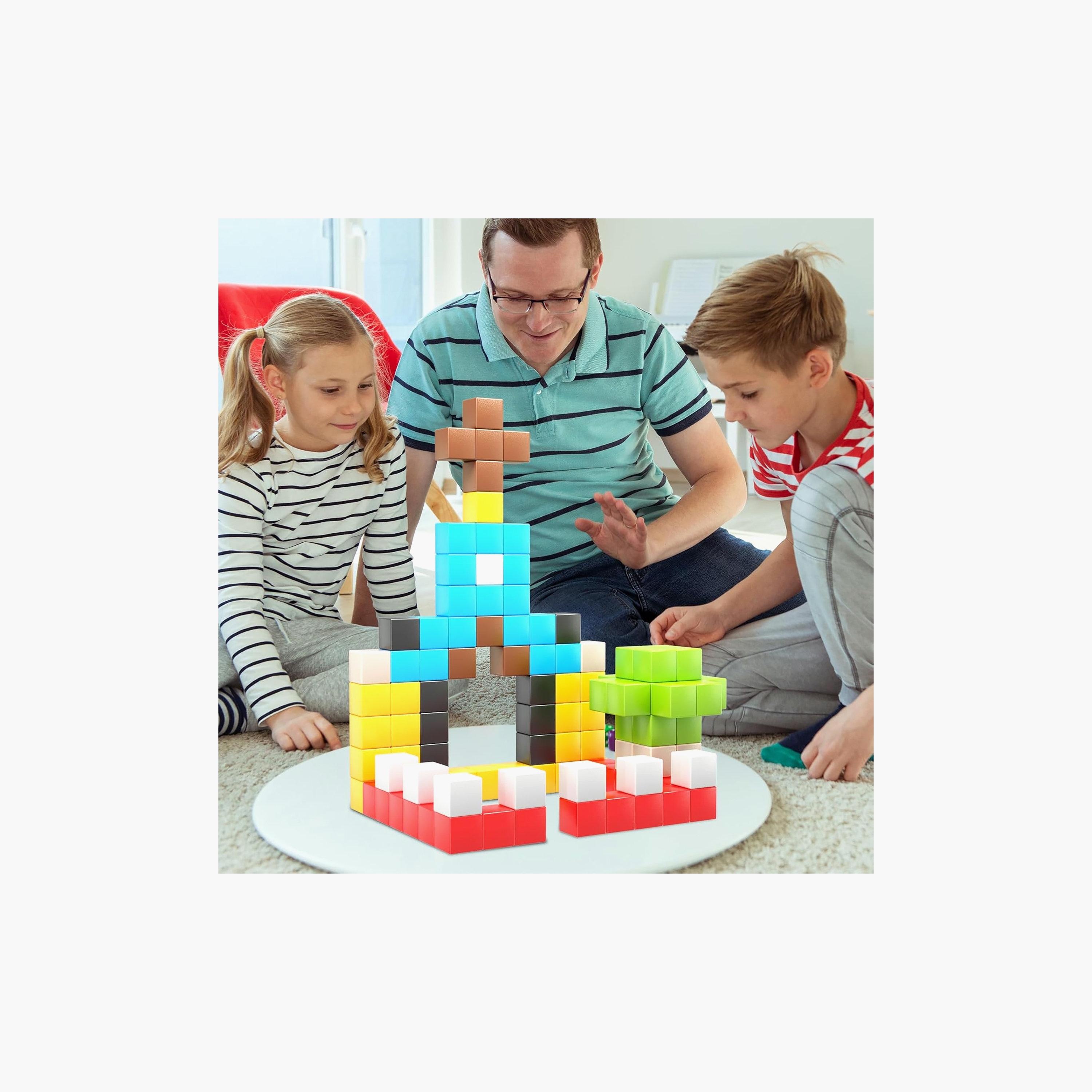 Picasso Tiles Magnetic 108-Piece Cube Puzzle Set-toys-buildingblocks-magnetictoys-image-9