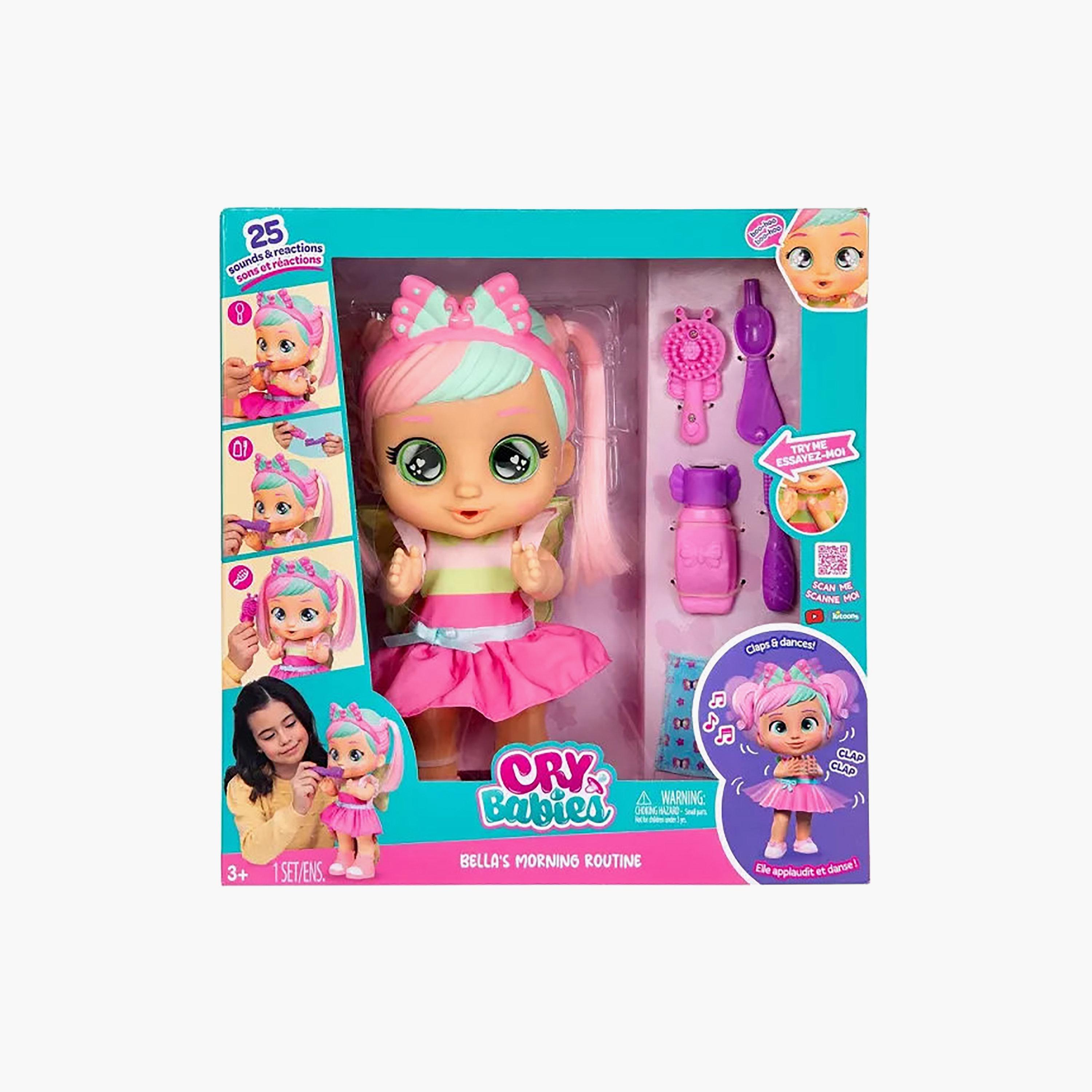 Cry Babies Bella's Morning Routine Interactive Doll Set - 18 Months+-toys-dollsandplaysets-dolls-image-2