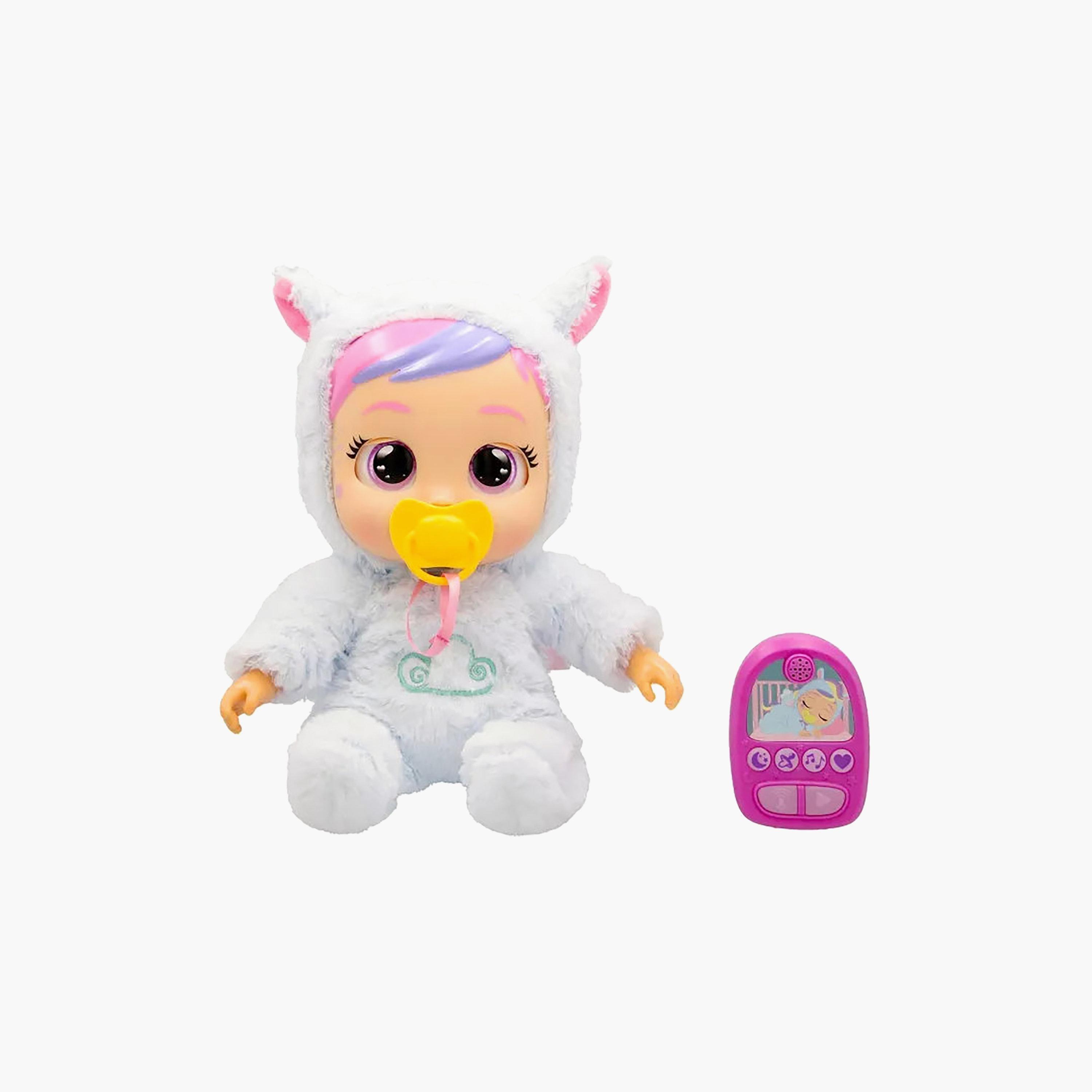 طقم دمية جينا التفاعلية مع روتين النوم من "كراي بيبيز" - 18 شهرًا فأكثر-toys-dollsandplaysets-dolls-image-4