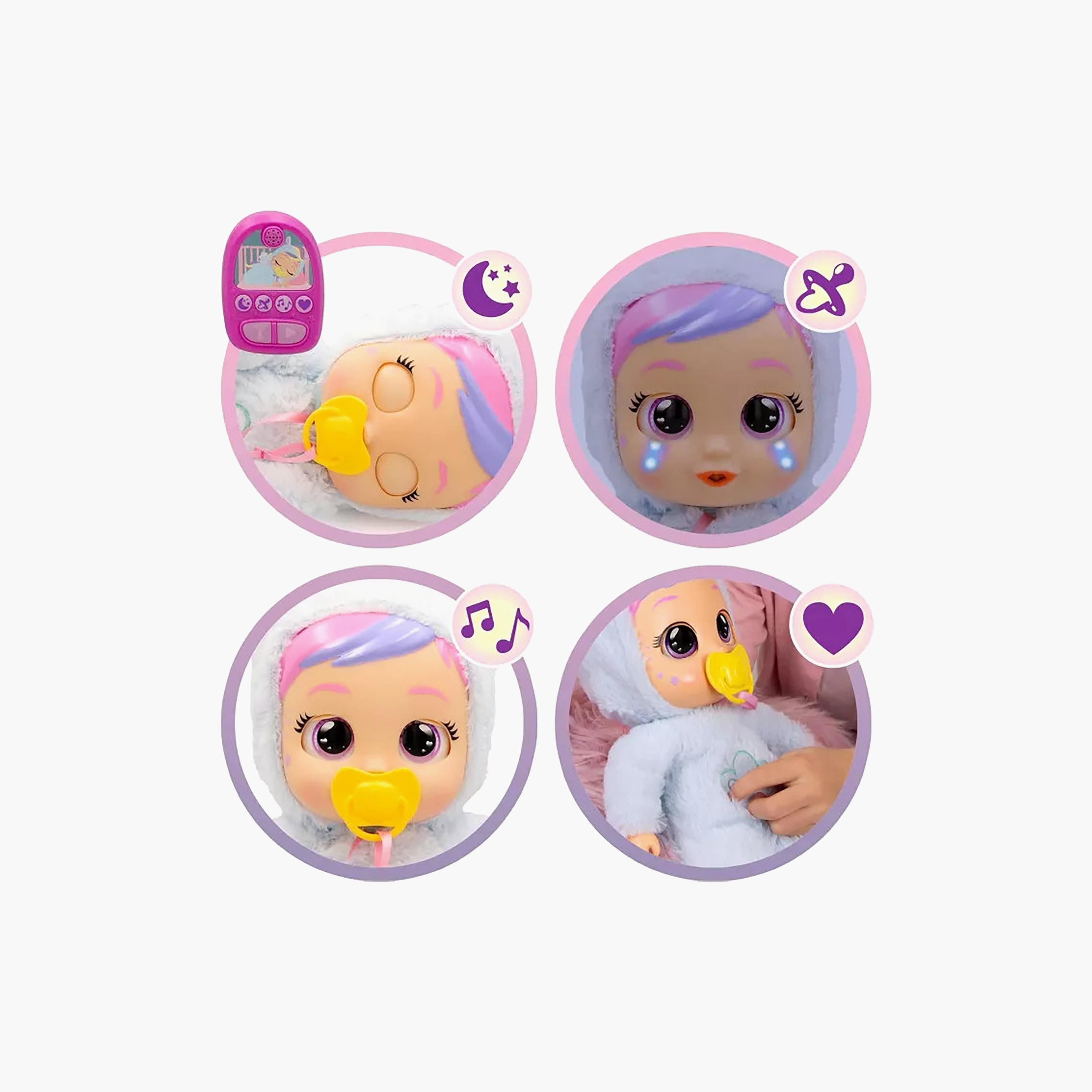 طقم دمية جينا التفاعلية مع روتين النوم من "كراي بيبيز" - 18 شهرًا فأكثر-toys-dollsandplaysets-dolls-image-7