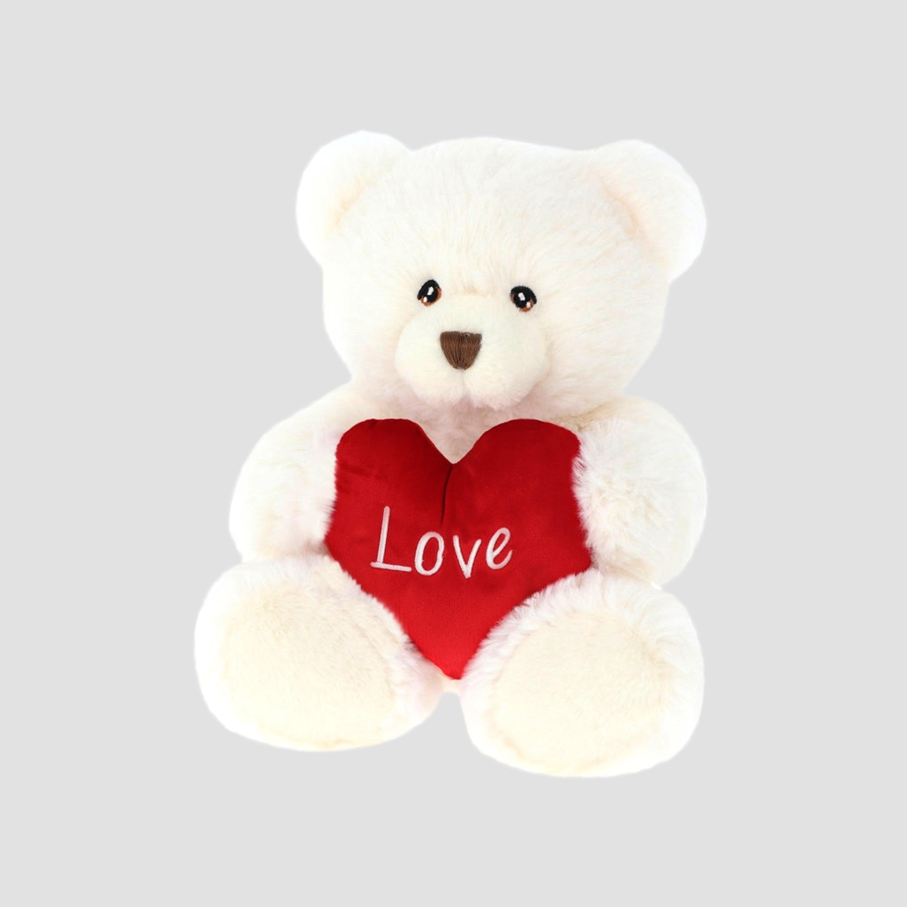 Keel Toys Keeleco Teddy Bear with Heart Eco-Friedly Plush Toy - 30cm-toys-plushsofttoys-image-1