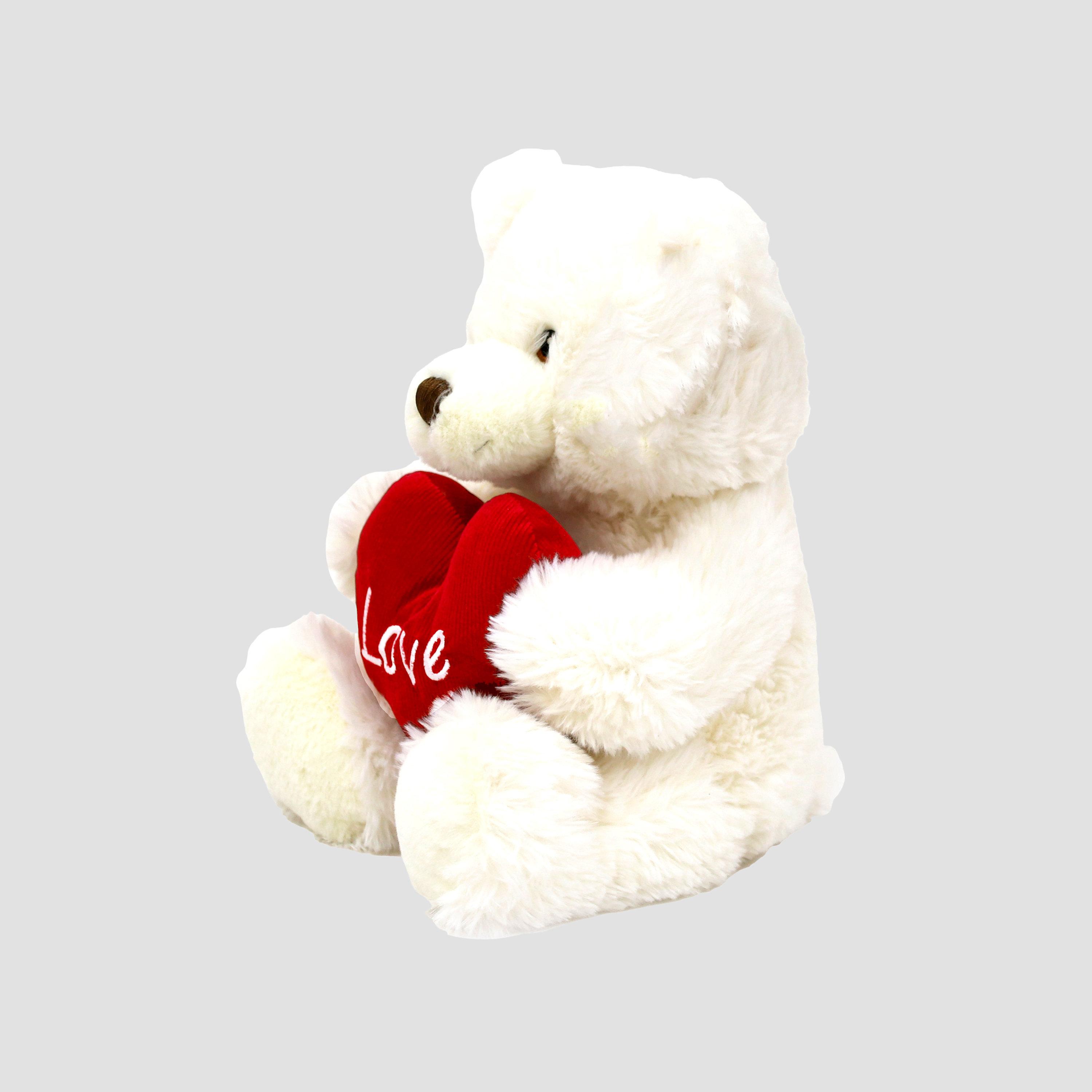 Keel Toys Keeleco Teddy Bear with Heart Eco-Friedly Plush Toy - 30cm-toys-plushsofttoys-image-2