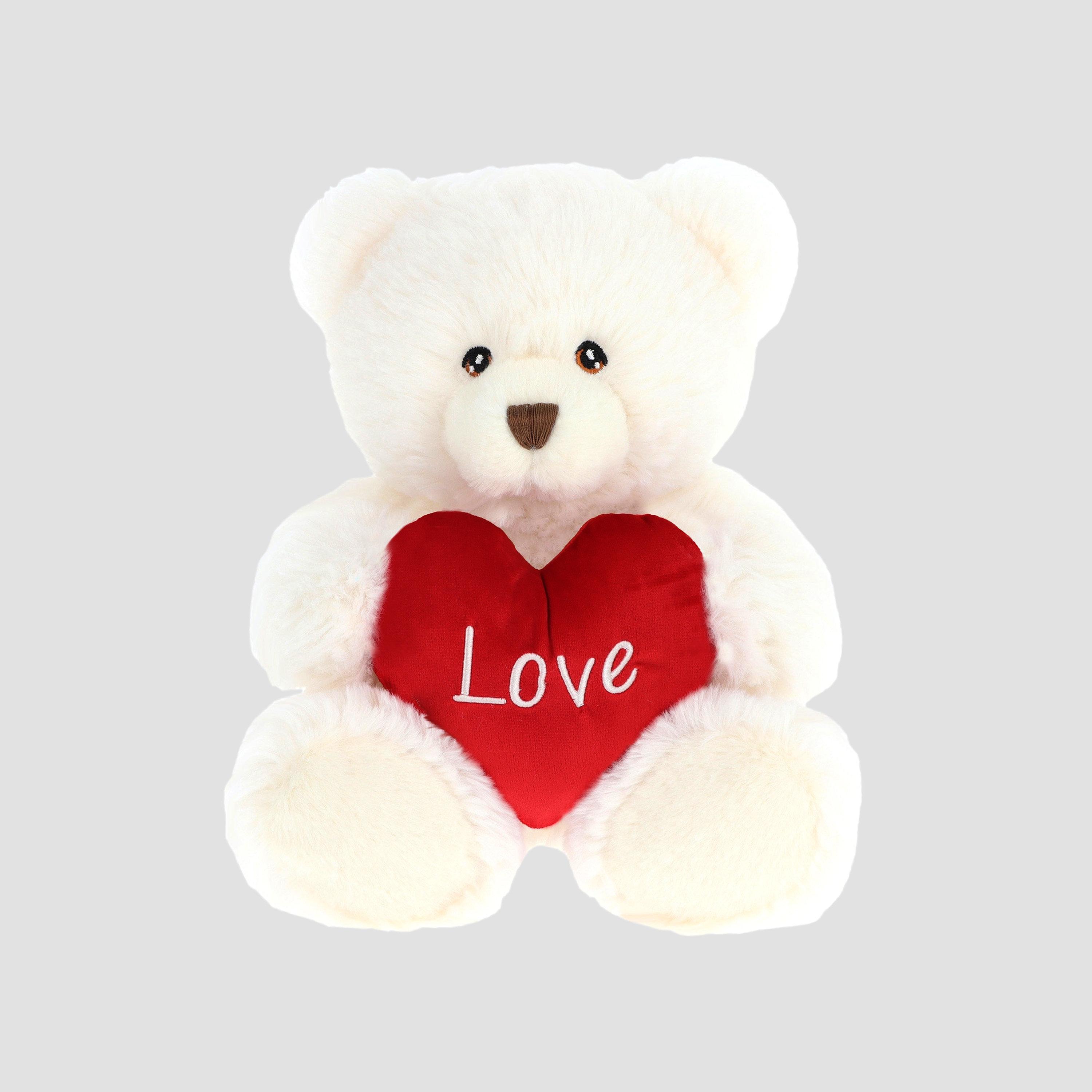 Keel Toys Keeleco Teddy Bear with Heart Eco-Friedly Plush Toy - 45cm-toys-plushsofttoys-image-1