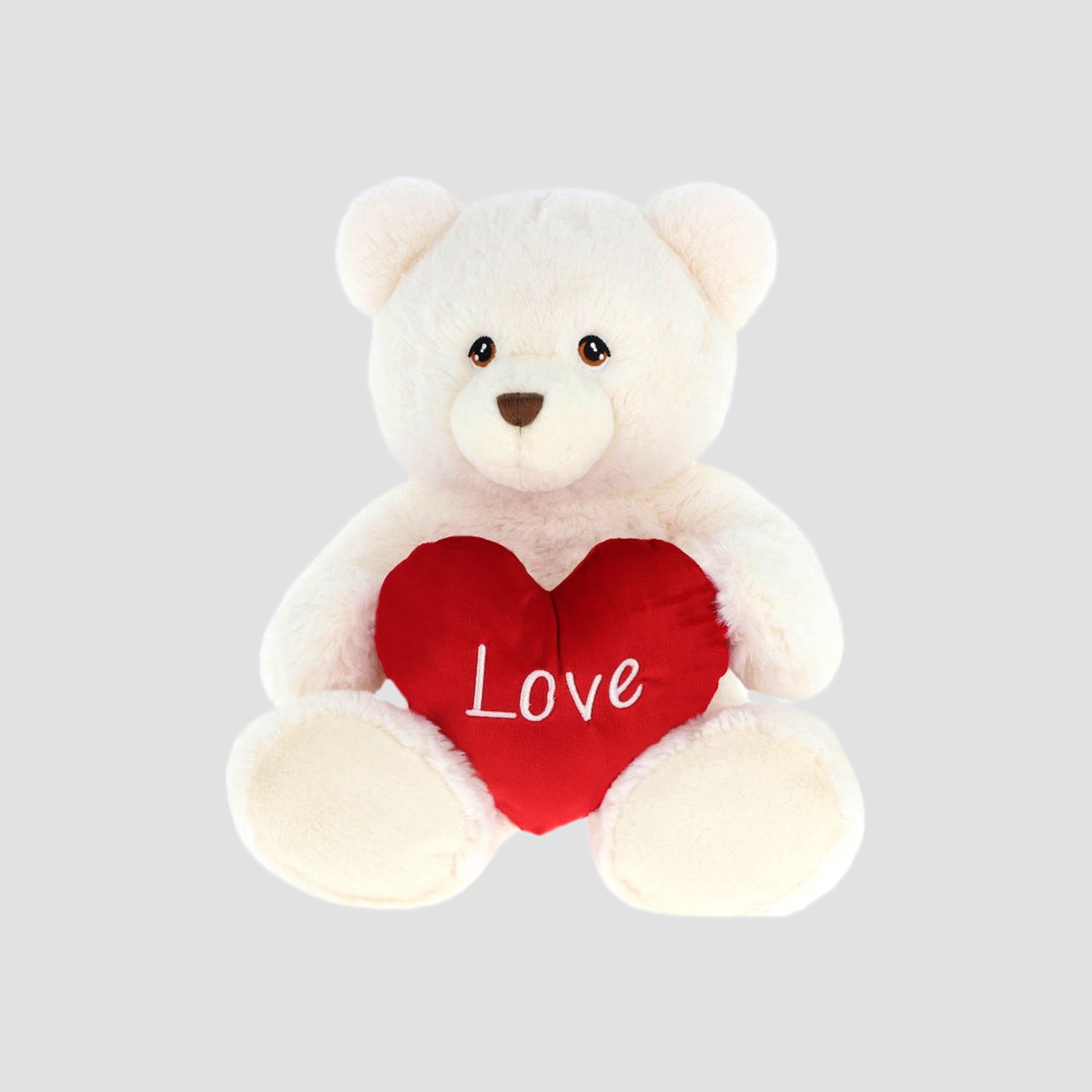 Keel Toys Keeleco Teddy Bear with Heart Eco-Friedly Plush Toy - 75cm-toys-plushsofttoys-image-1