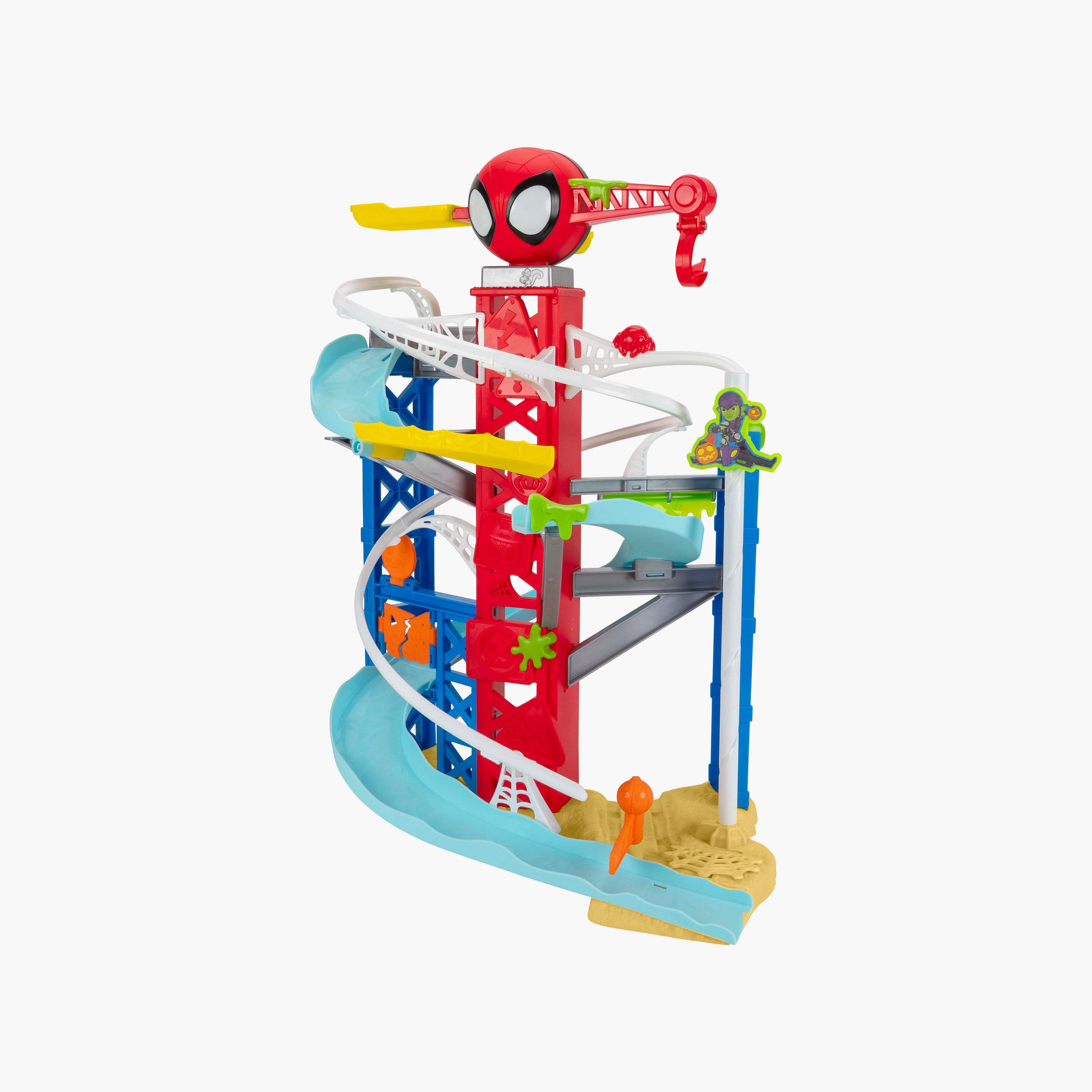 Marvel Spidey And Friends Zip Line Action Construction Zone Track Set-toys-playfigures-actionplaysets-image-1