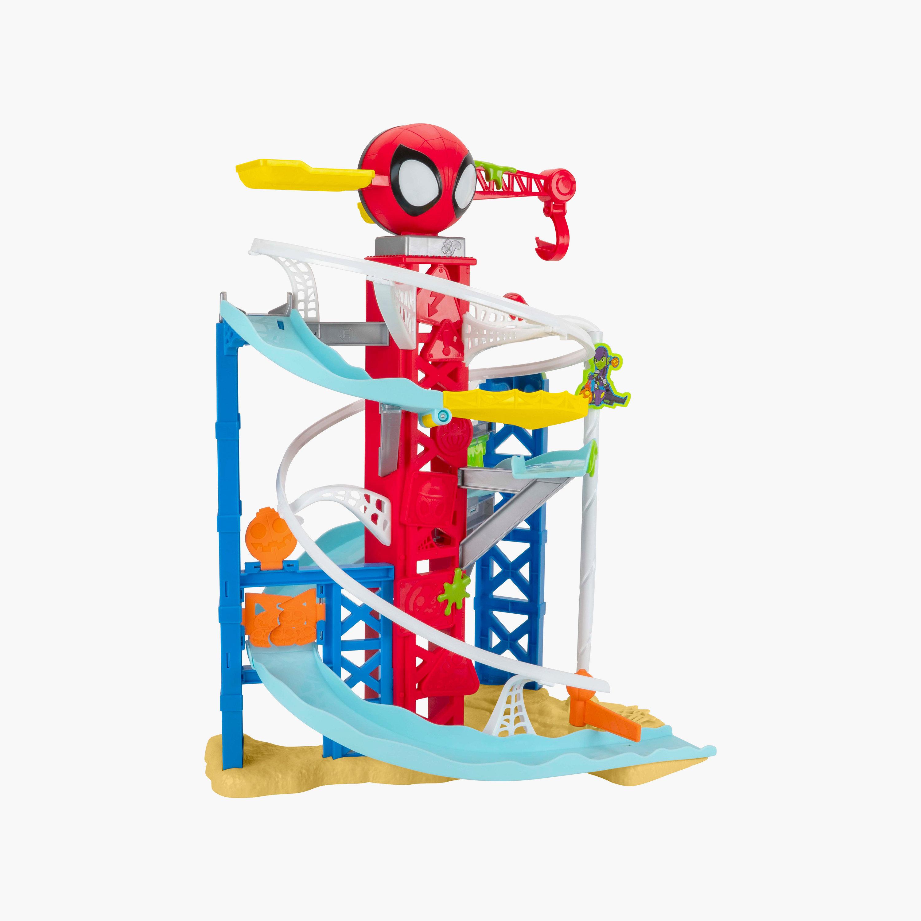 Marvel Spidey And Friends Zip Line Action Construction Zone Track Set-toys-playfigures-actionplaysets-image-12