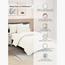 طقم لحاف توين مقلم 5 قطع مع حشوة لحاف قابلة للإزالة - دونا - 170x230 سم-household-bedding-comfortersandbedspreads-comforters-image-2