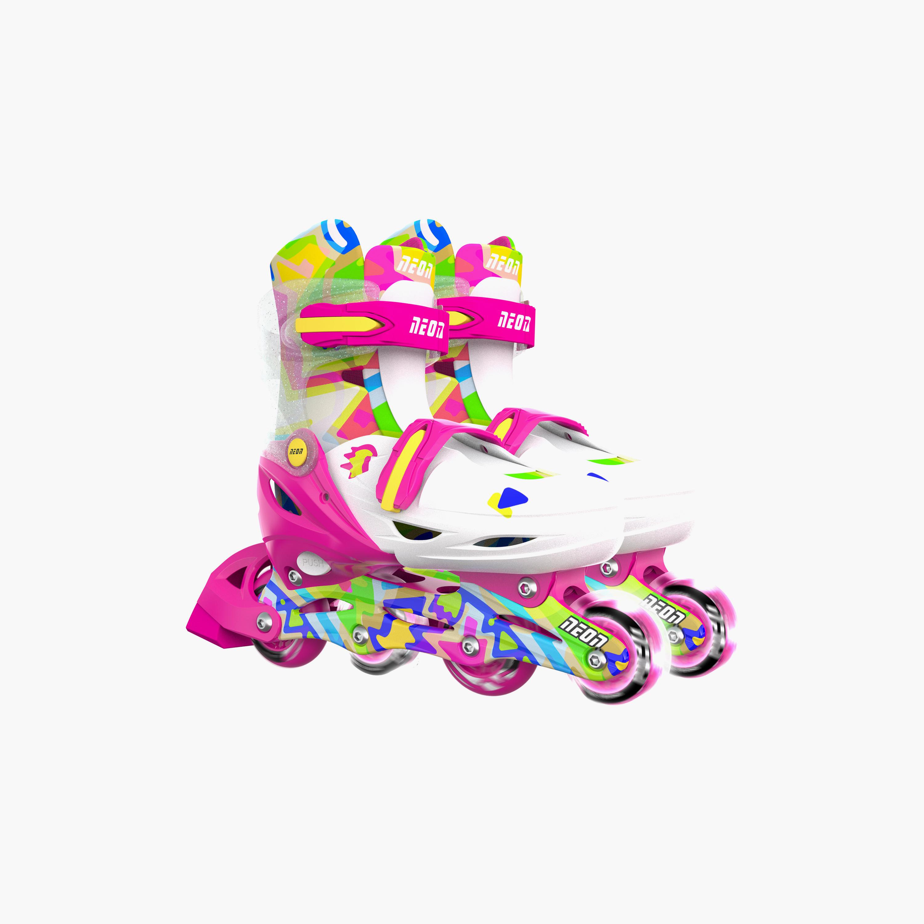 Neon 2-In-1 Custom Fit Pair Of Skates-toys-outdoor-sports-image-1
