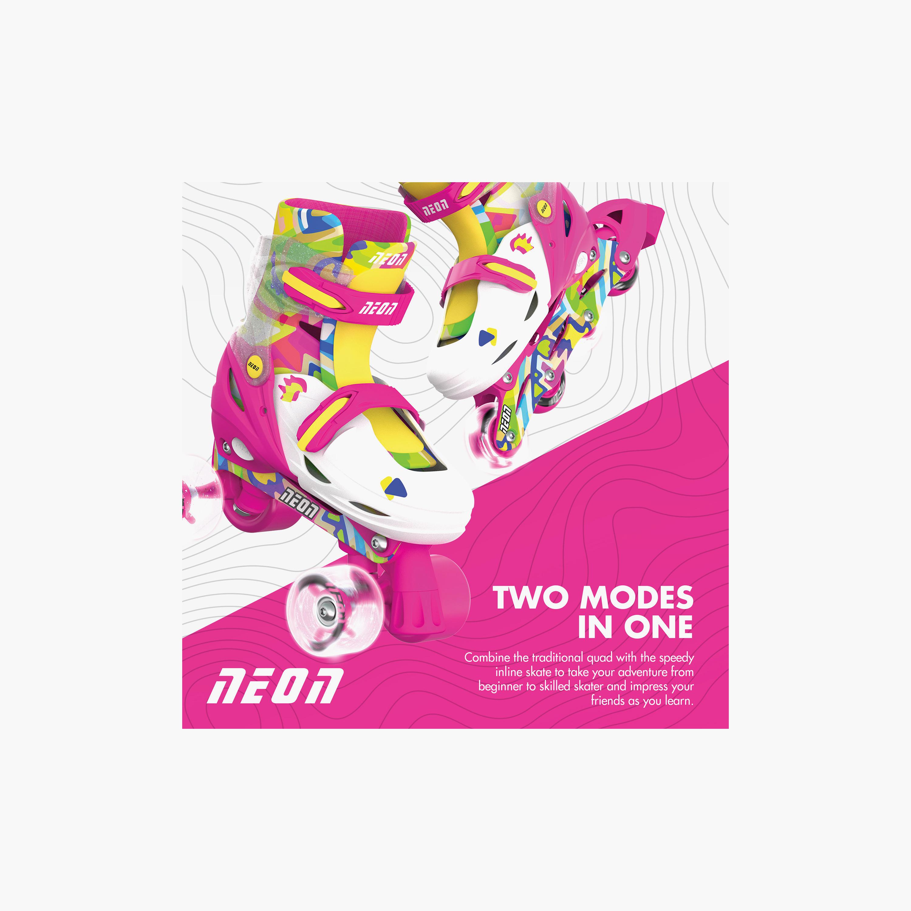 Neon 2-In-1 Custom Fit Pair Of Skates-toys-outdoor-sports-image-4