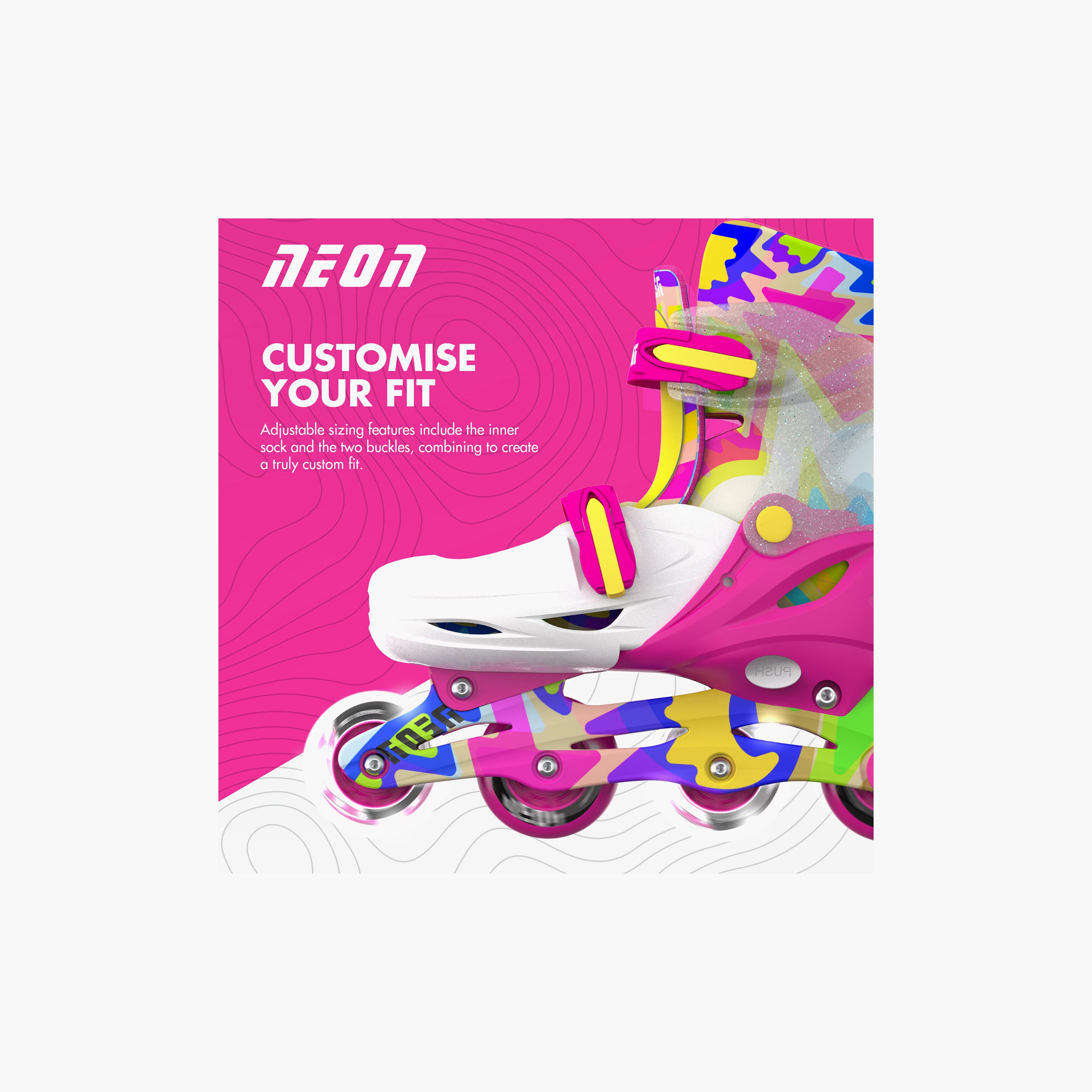 Neon 2-In-1 Custom Fit Pair Of Skates-toys-outdoor-sports-image-5