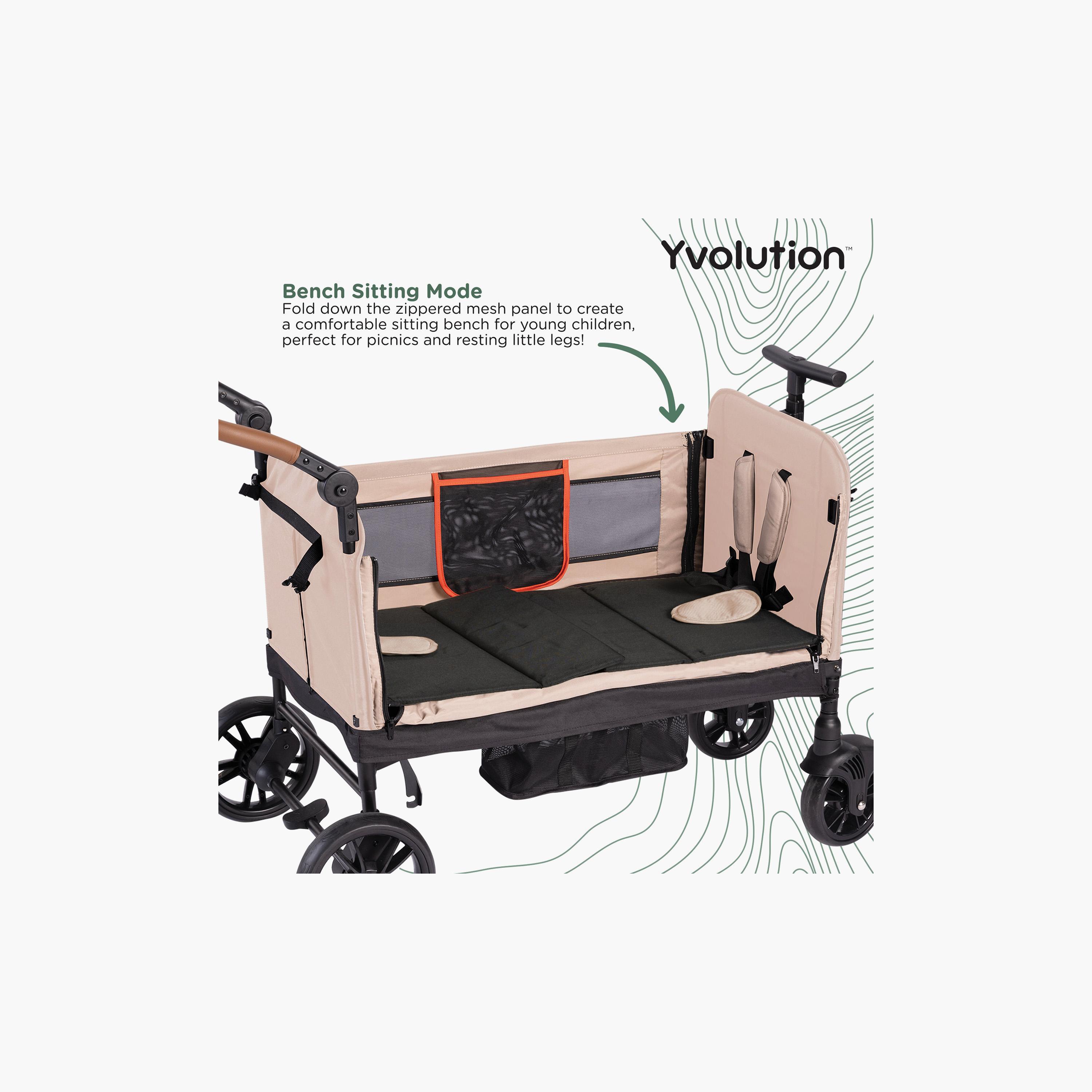 Yvolution Foldable Stroller Wagon with Safety Harness-baby-gear-strollersandprams-strollers-image-12
