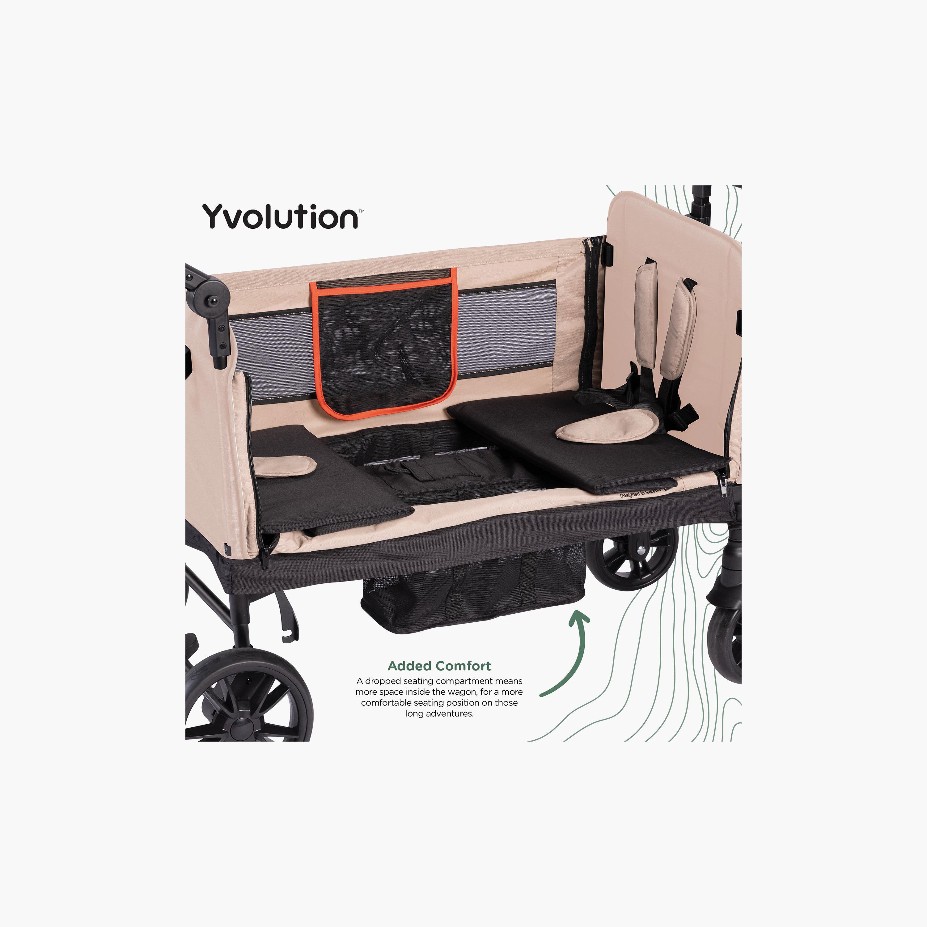 Yvolution Foldable Stroller Wagon with Safety Harness-baby-gear-strollersandprams-strollers-image-14