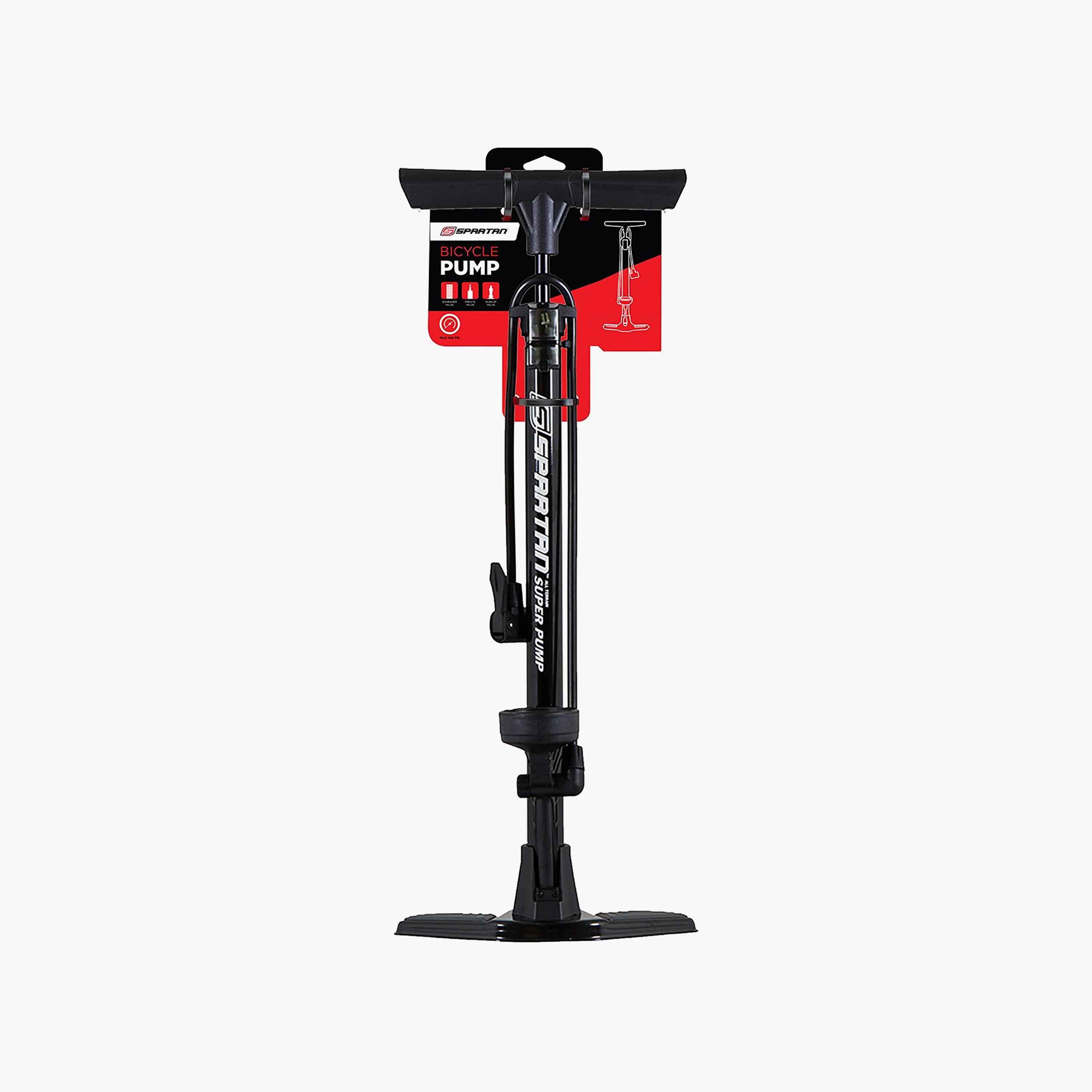 منفاخ دراجة مع مقياس ضغط - 160 PSI من سبارتان-toys-outdoor-bikesandrideons-bikesafetyaccessories-image-1