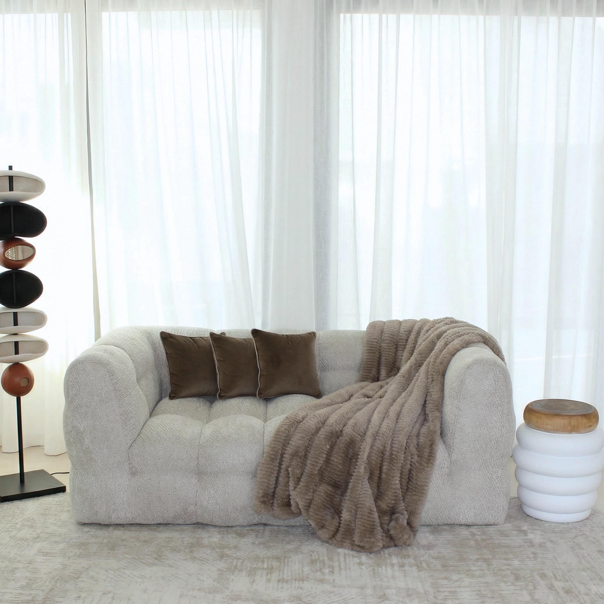 Ashley Cloudy 2-Seater Fabric Sofa