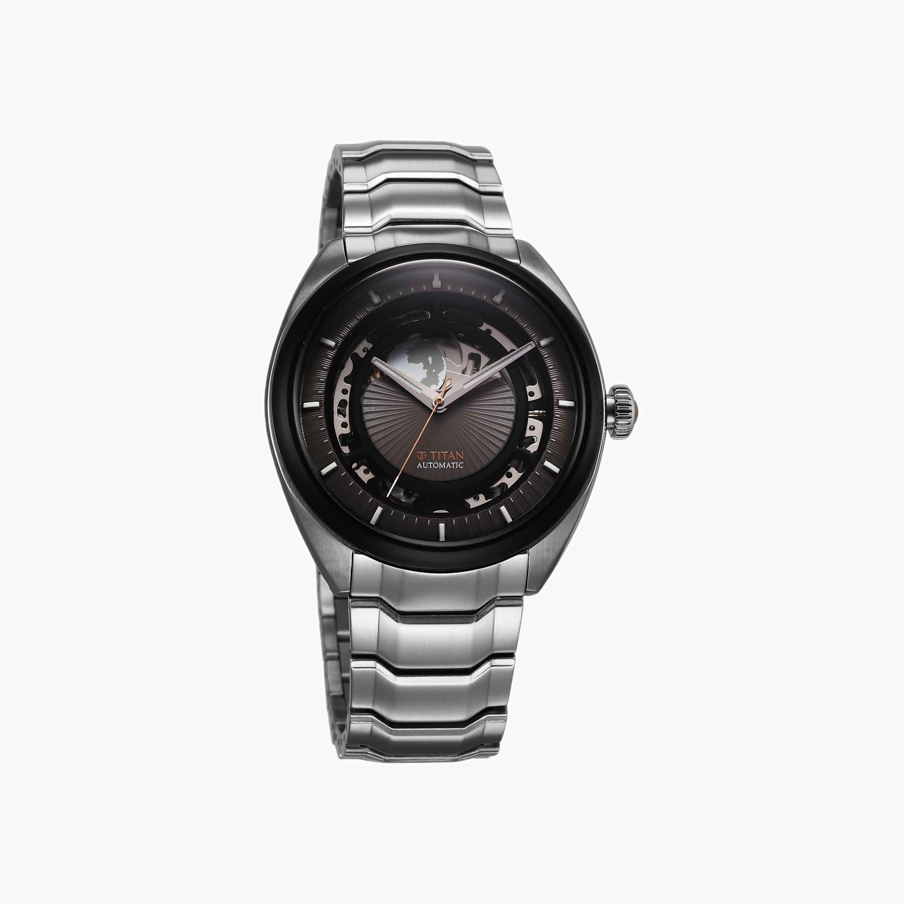 Titan Automatic Stainless Steel Watch-men-watchesandjewellery-watches-image-1