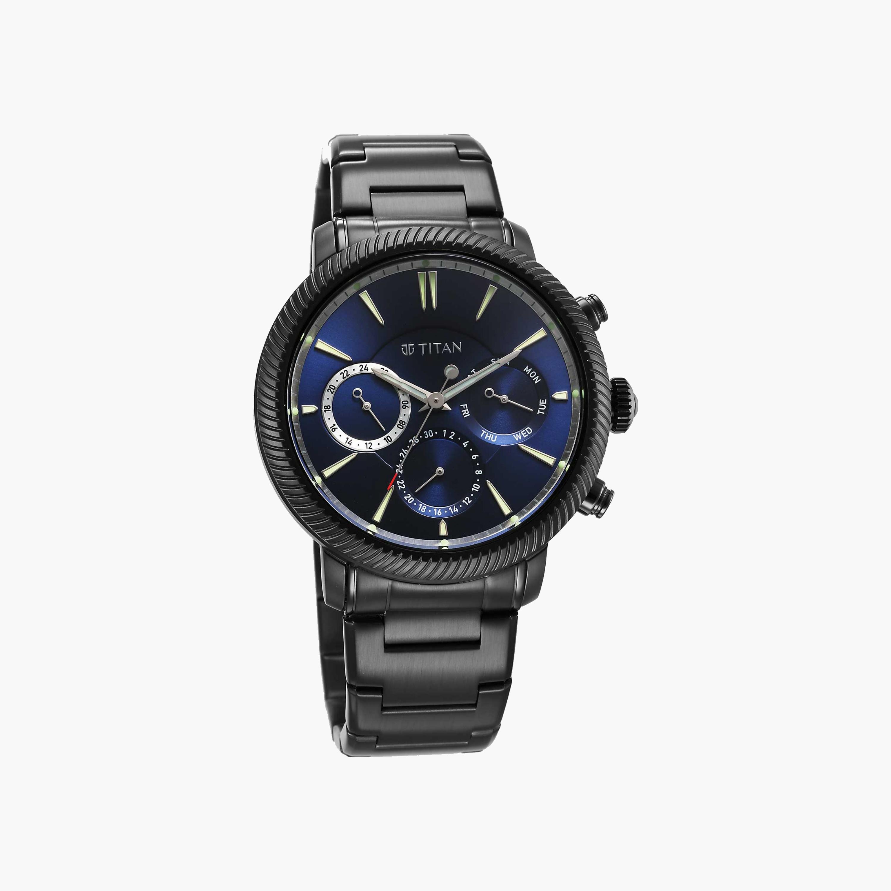 Titan Multifunction Quartz Blue Dial Watch-men-watchesandjewellery-watches-image-1
