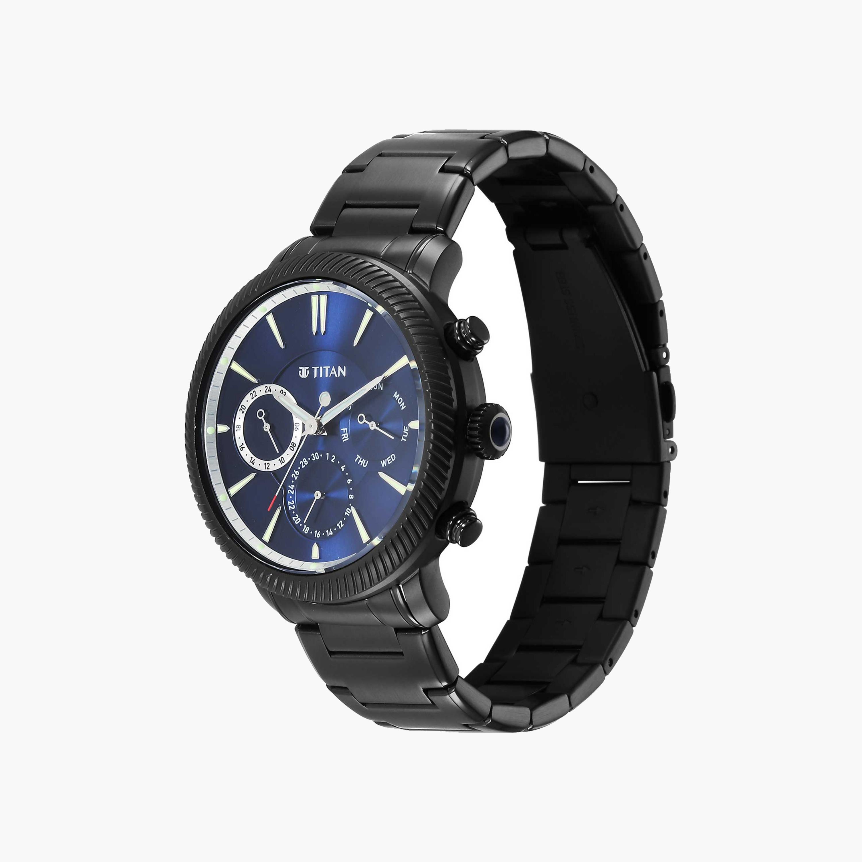 Titan Multifunction Quartz Blue Dial Watch-men-watchesandjewellery-watches-image-2
