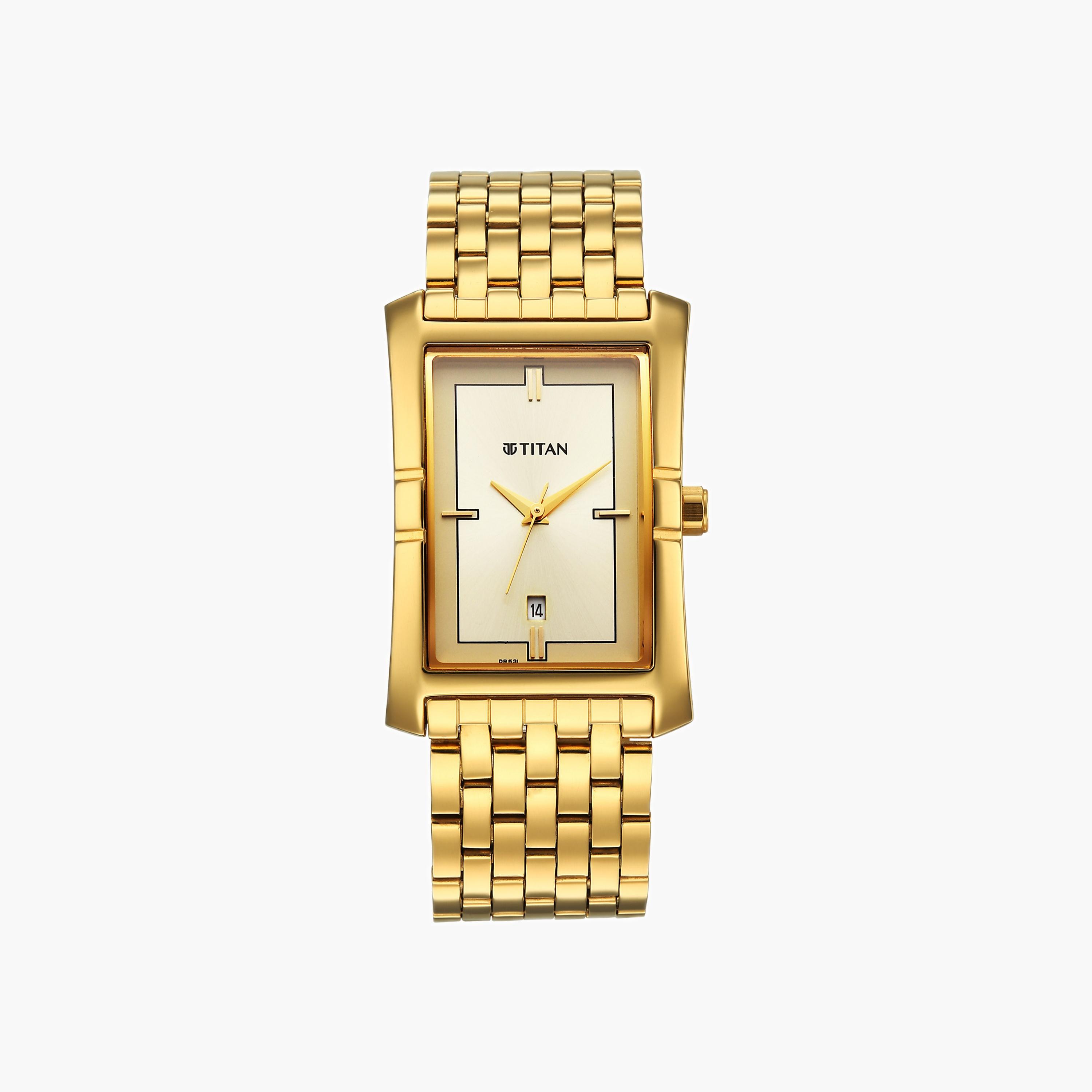 Titan Men's Rectangular Analog Watch-men-watchesandjewellery-watches-image-1