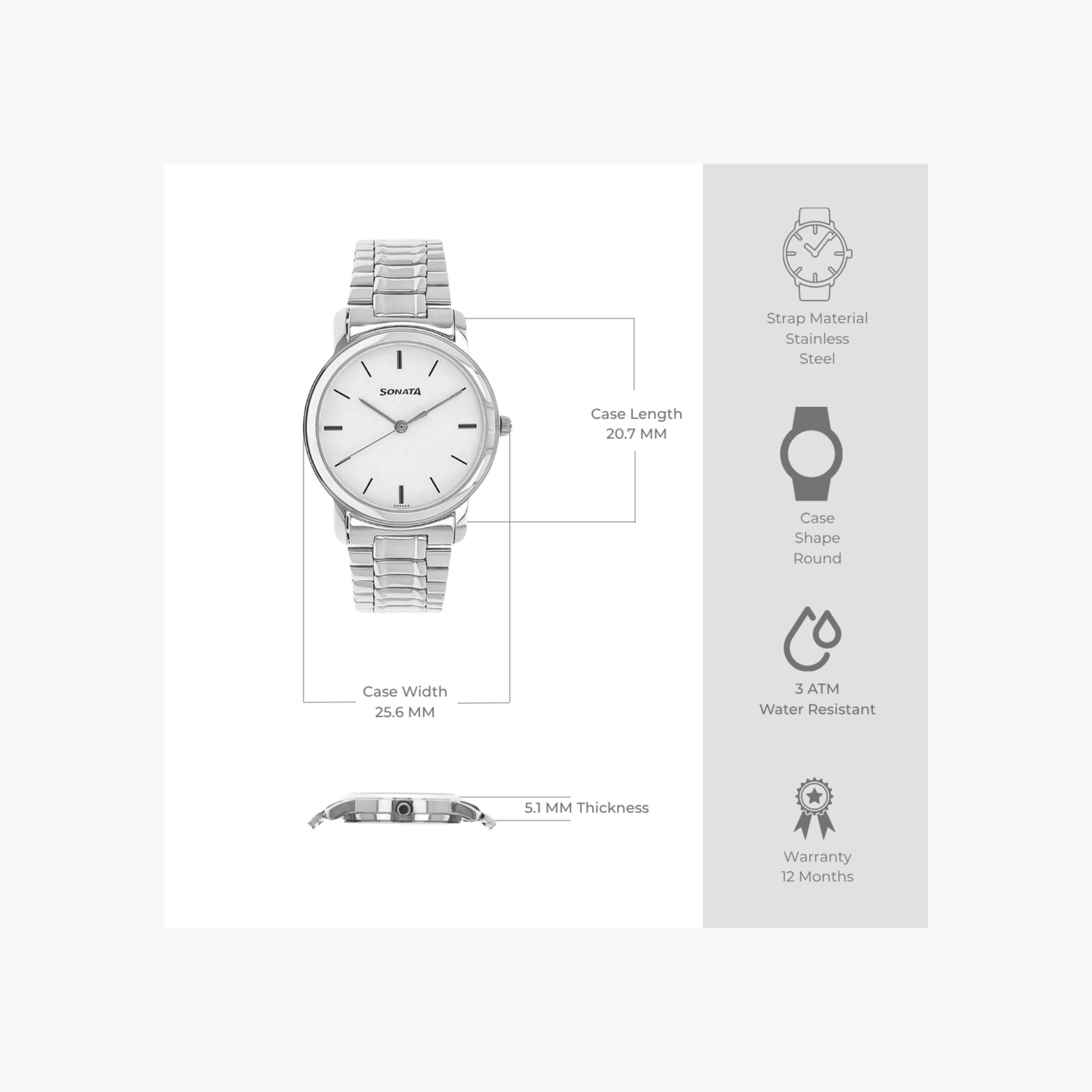 Sonata Minimalist Analogue Watch-men-watchesandjewellery-watches-image-4